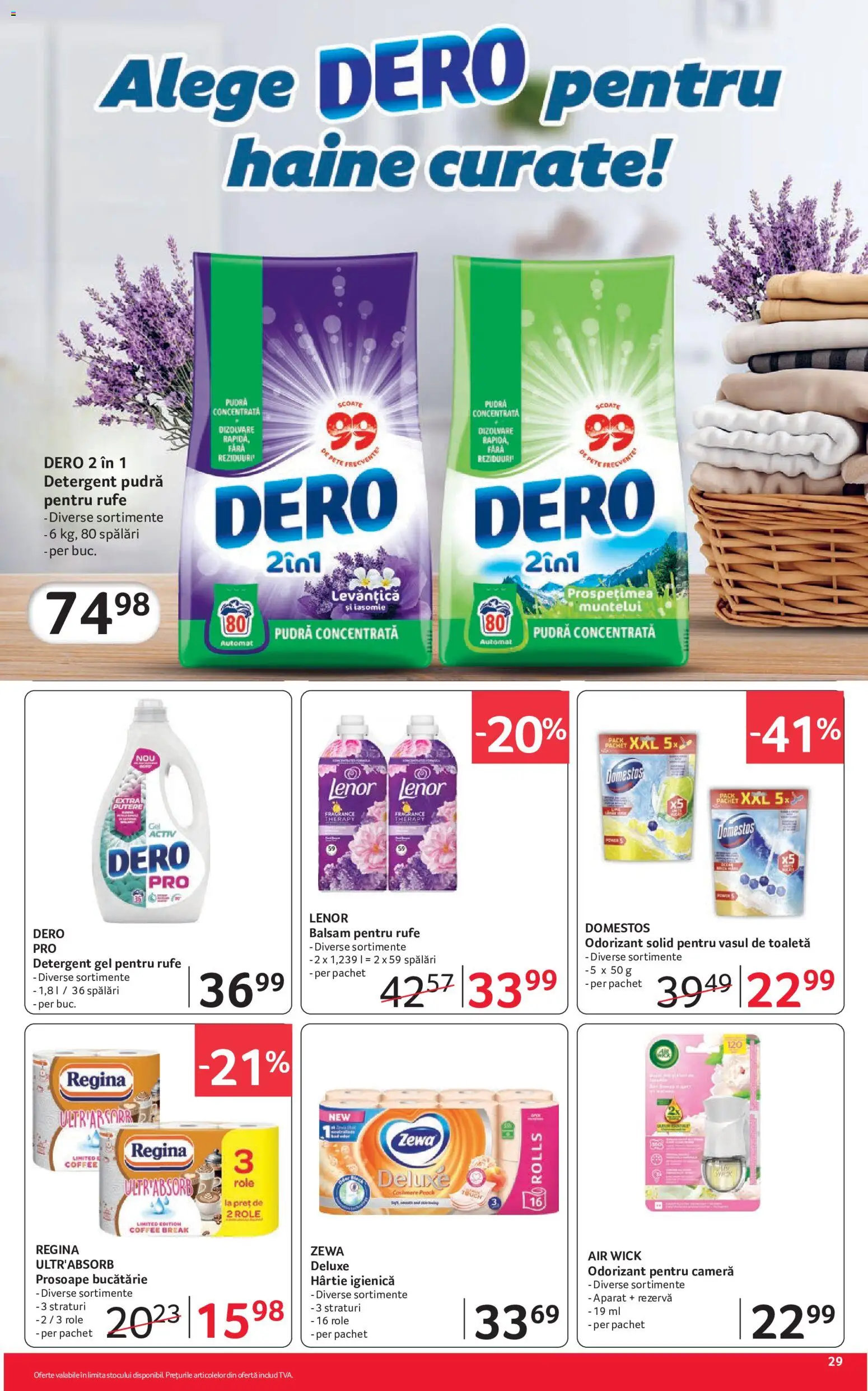 Noul catalog Selgros – valabil de la 02.10.2026 | Pagină: 29 | Produse: Regina, Bucătărie, Toaletă, Balsam
