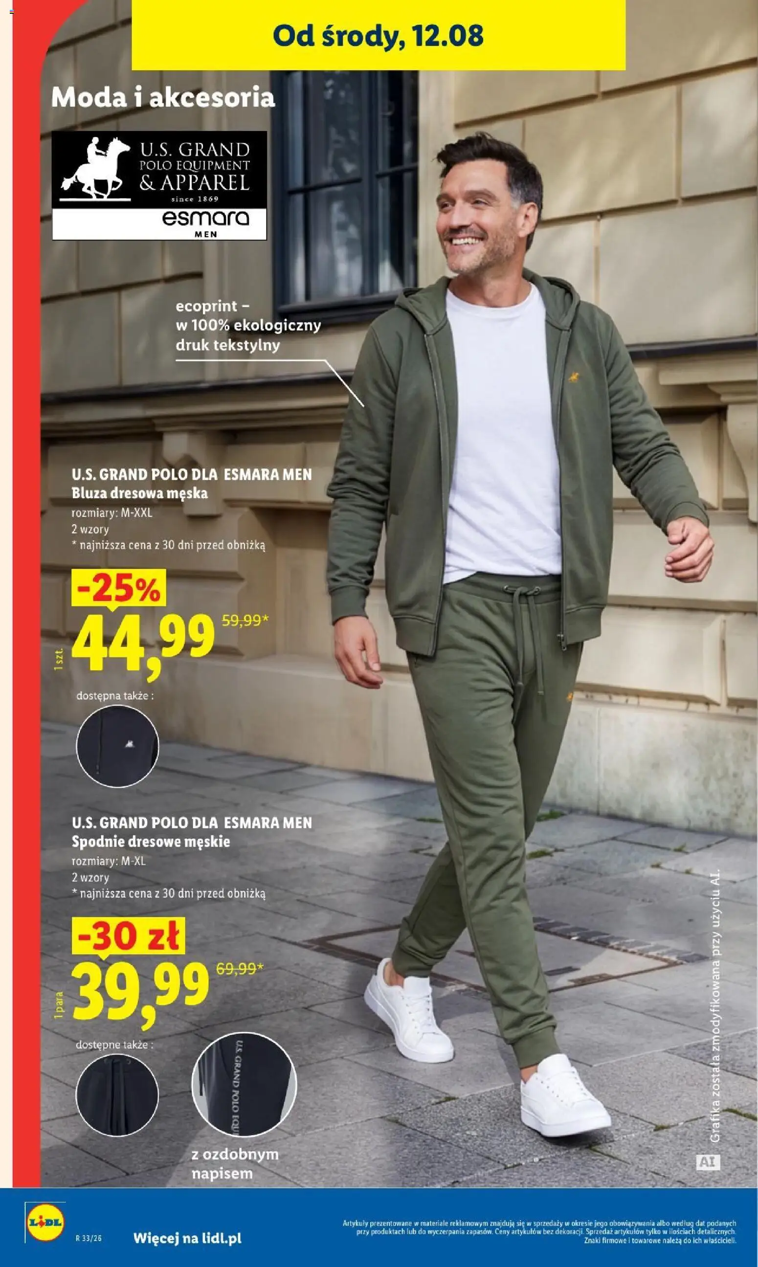 Lidl gazetka od 12.08.2026 | Strona: 40 | Produkty: Spodnie