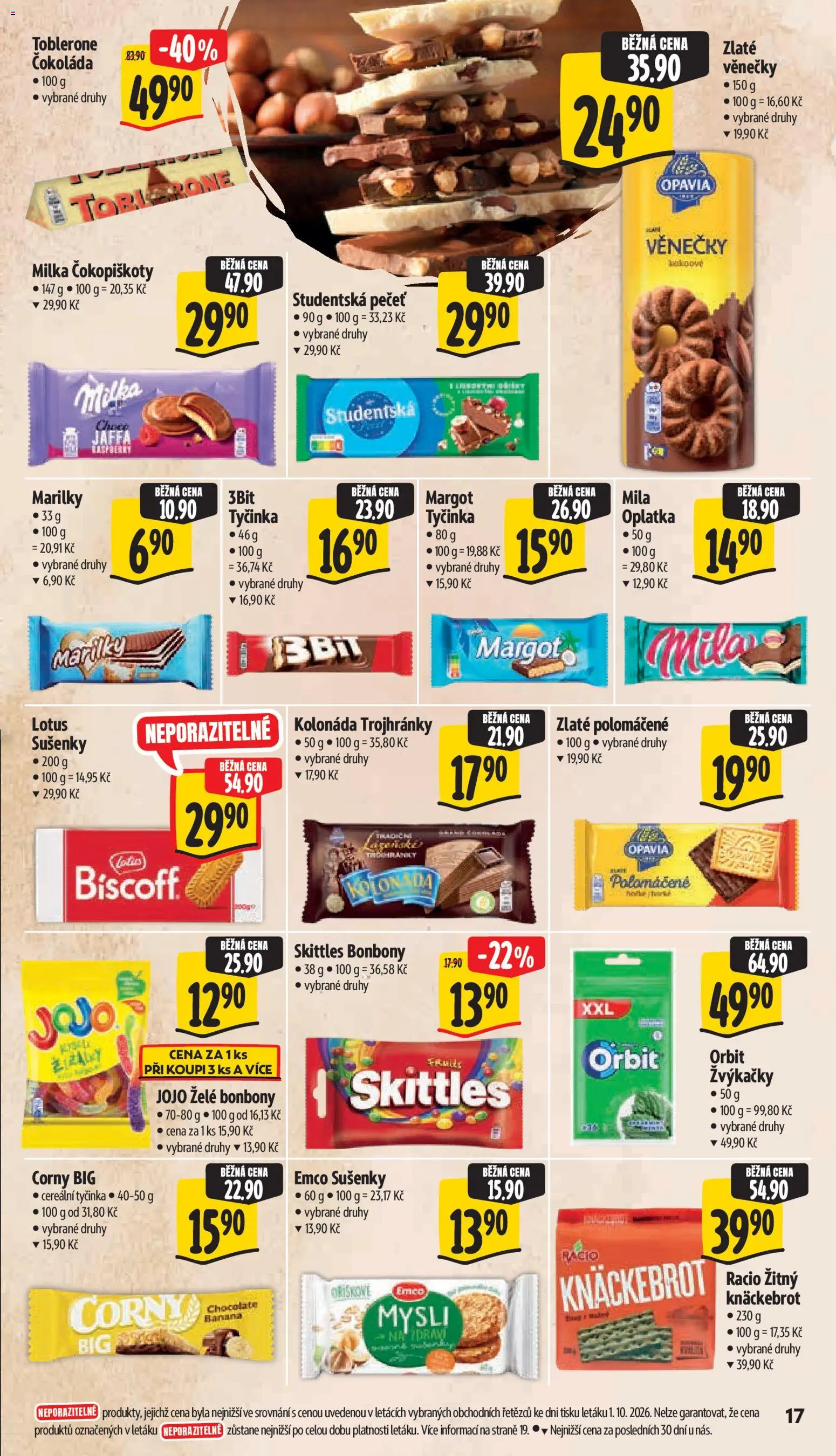 Albert leták - Supermarket Frenštát pod Radhoštěm od 07.10.2026 | Strana: 31 | Produkty: Lotus sušenky, Knäckebrot, Věnečky, Lotus