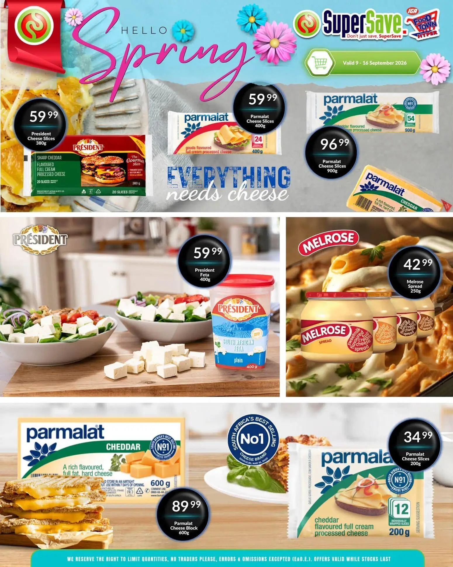 New Super Save catalogue – valid from 09/09/2026 | Page: 48 | Products: Hard cheese, Cream cheese, Spread, Cheddar