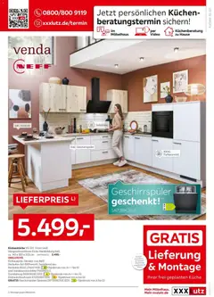 XXXLutz Nr. 1 bei Küchen ab 04.07.2026 gültig | Seite: 3 | Produkte: Siemens, Geschirrspüler, Küche, Backofen