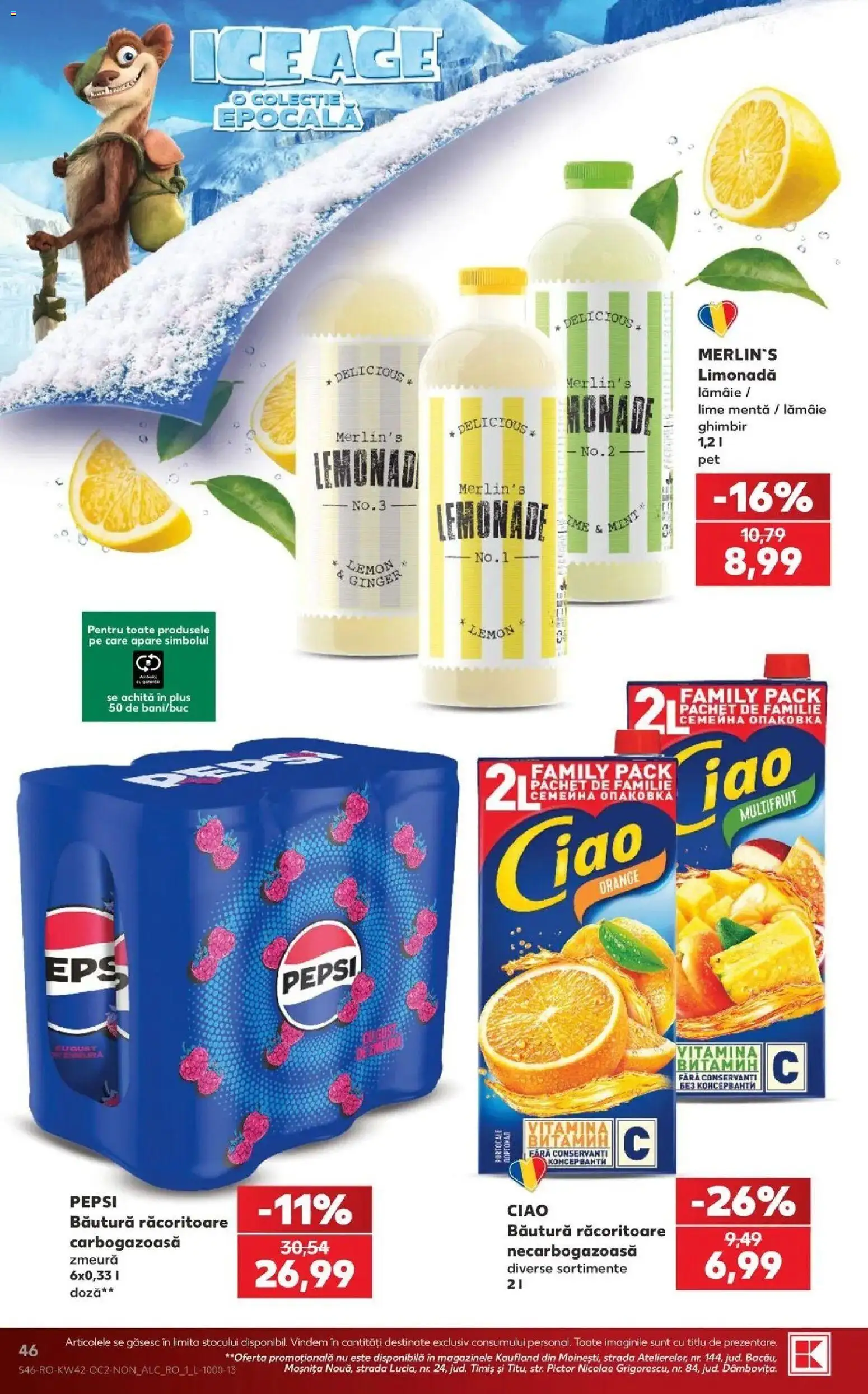 Kaufland Iași 14.10.2026 - Revista si Oferta | Pagină: 46 | Produse: Zmeură, Menta, Portocale, Plus