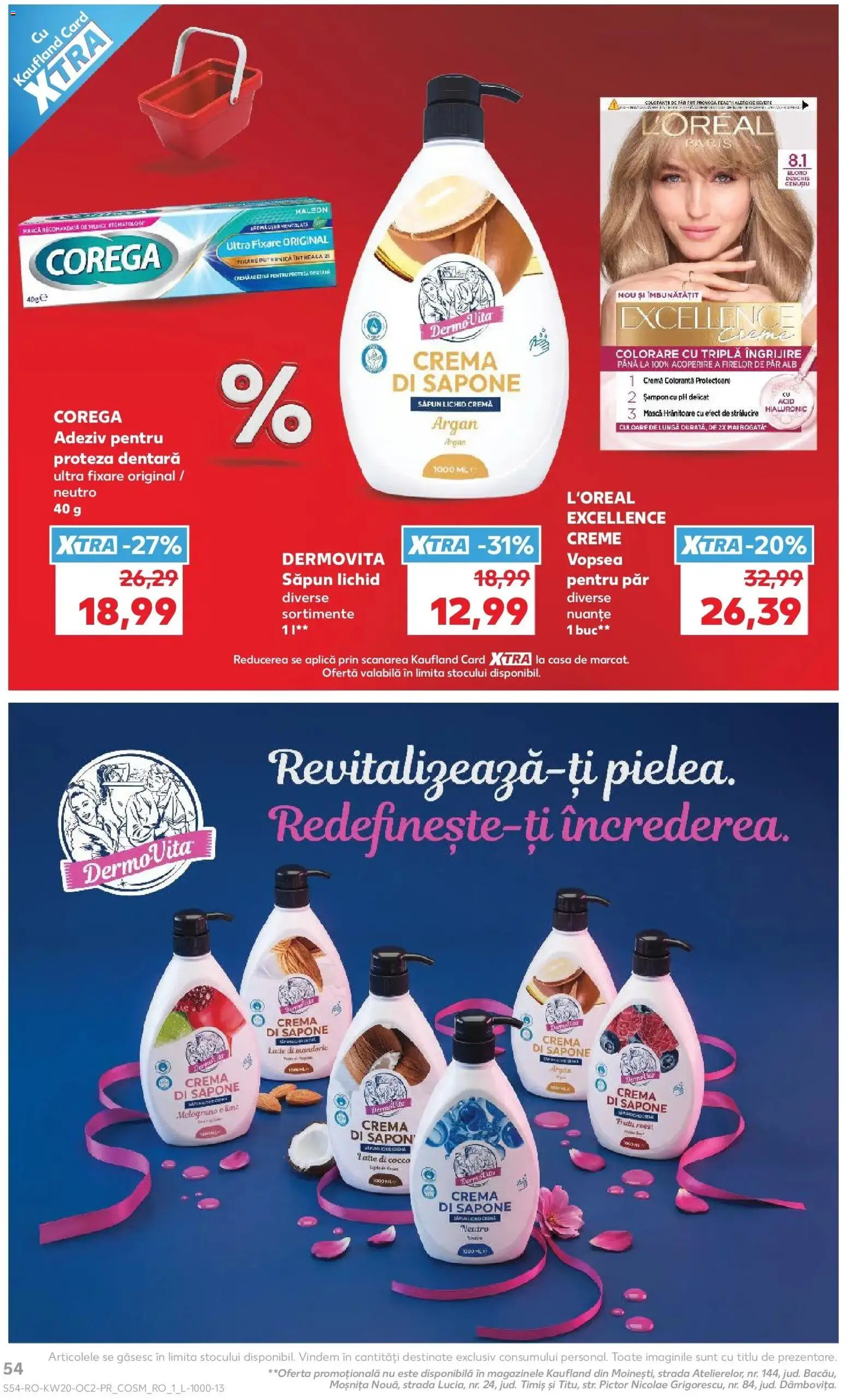 Noul catalog Kaufland – valabil de la 13.05.2026 | Pagină: 54 | Produse: Vopsea, Cremă, Săpun, Săpun lichid