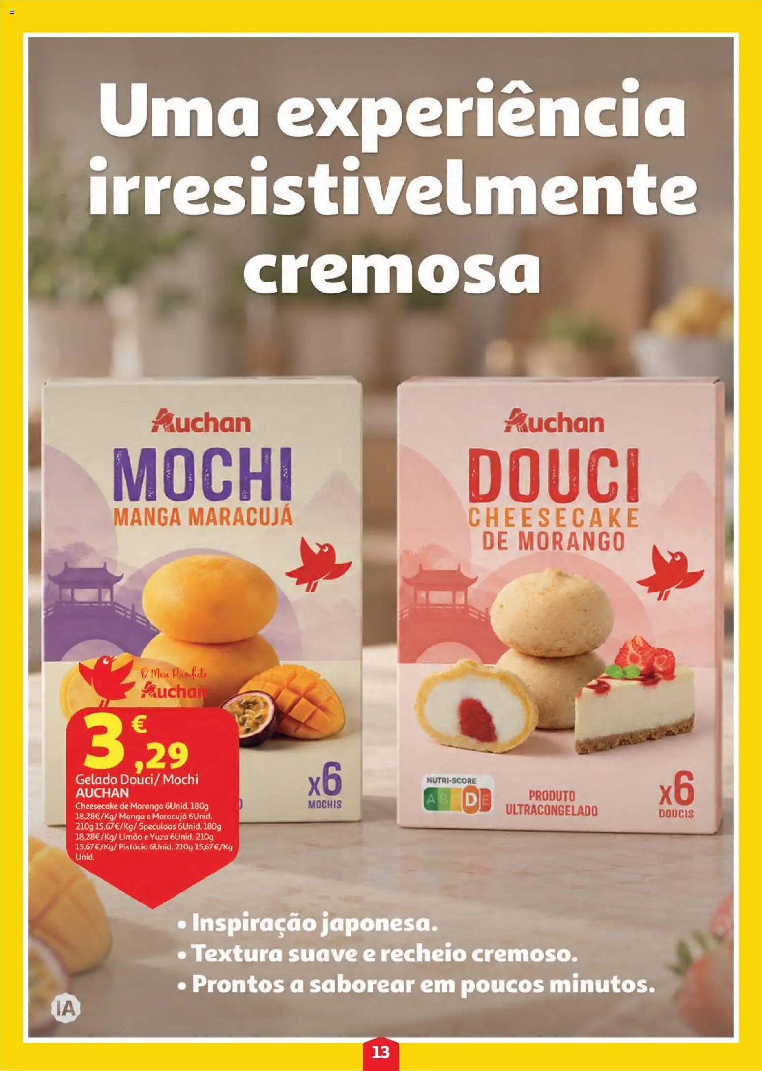 Auchan folheto │ válido de 08/10/2026 | Página: 13 | Produtos: Manga, Gelado, Mochi