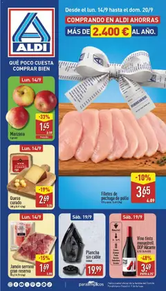 Vista previa Aldi folleto Baleares válido desde el 14/09/2026