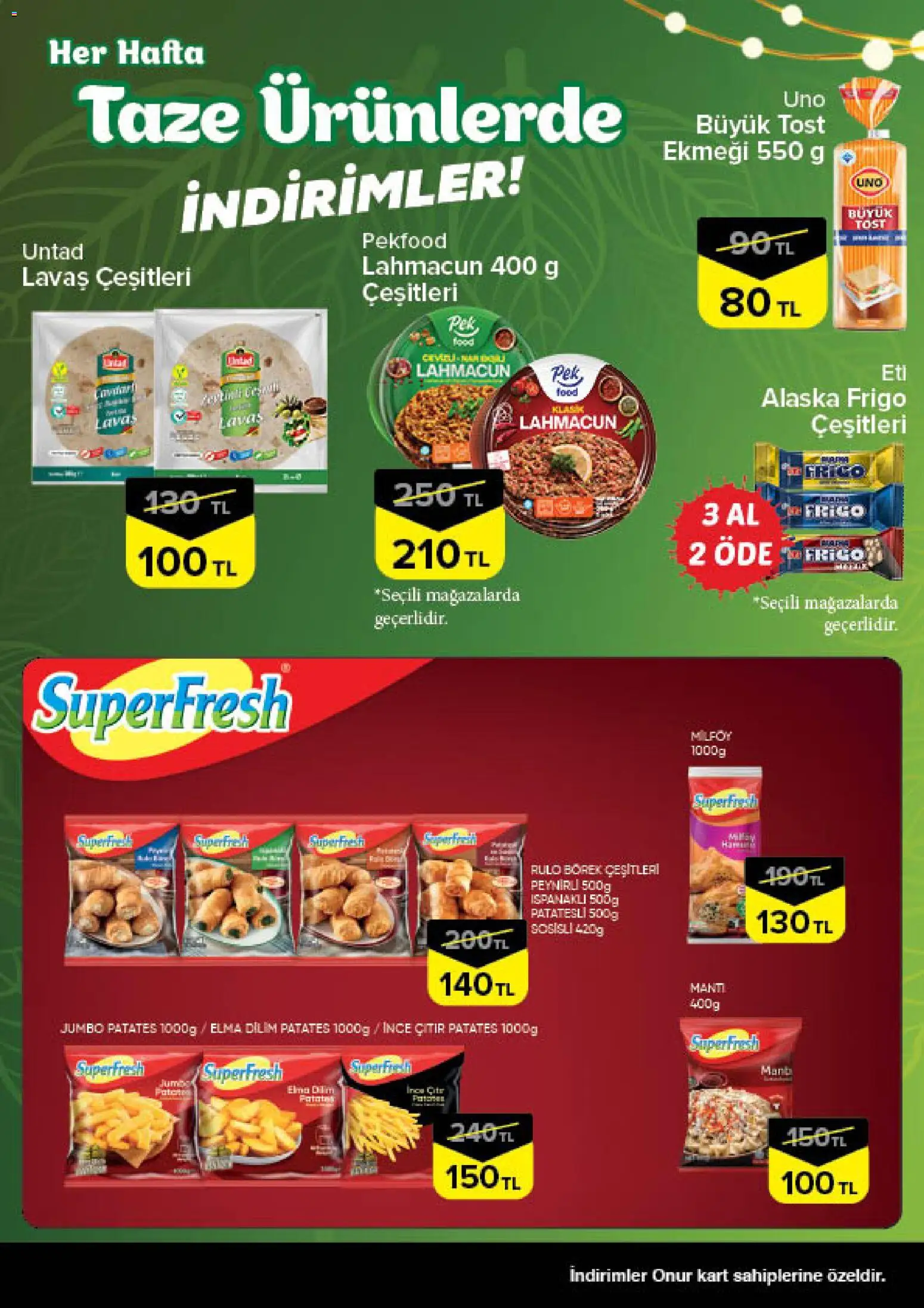 Onur Market - Taze Ürünlerde İndirimler - Bursa - 21.05.2026 tarihinden itibaren geçerlidir | Sayfa: 5 | Ürünler: Elma, Patates