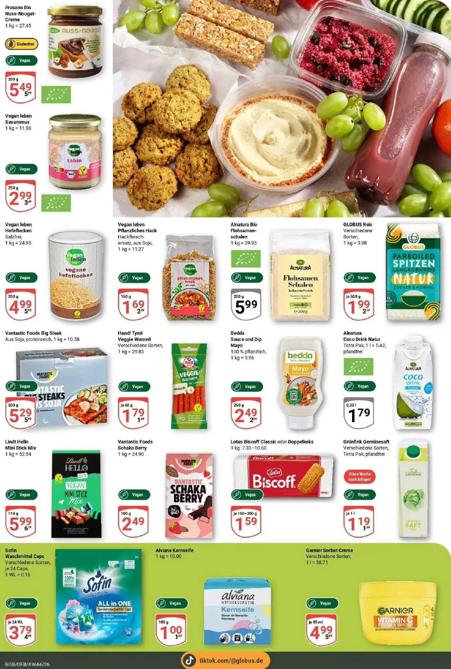 Globus Prospekt Bobenheim-Roxheim (ab 26.10.2026) » Angebote online | Seite: 14 | Produkte: Creme, Lindt, Steak, Hackfleisch