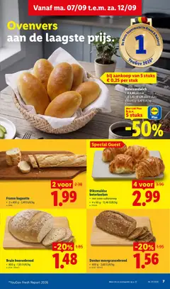Franse baguette, Franse baguette - Voorbeeld van een folder van Lidl, geldig van 07/09/2026 | Pagina: 7