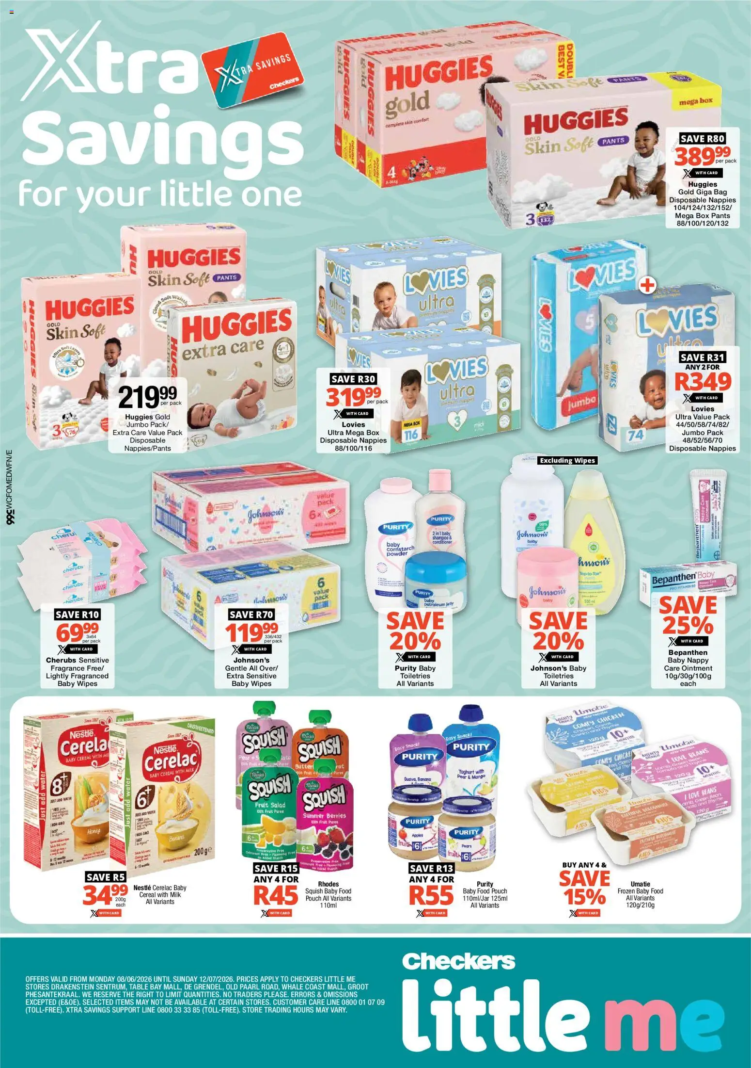 New Checkers catalogue – valid from 08.06.2026 | Page: 1 | Products: Box, Chicken, Salad, Baby food