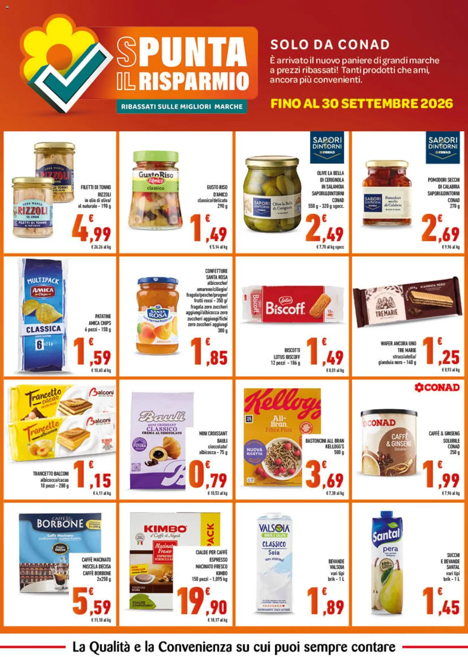 Volantino Conad del 01/08/2026 | Pagina: 5 | Prodotti: Olio, Olive, Cacao, Macinato