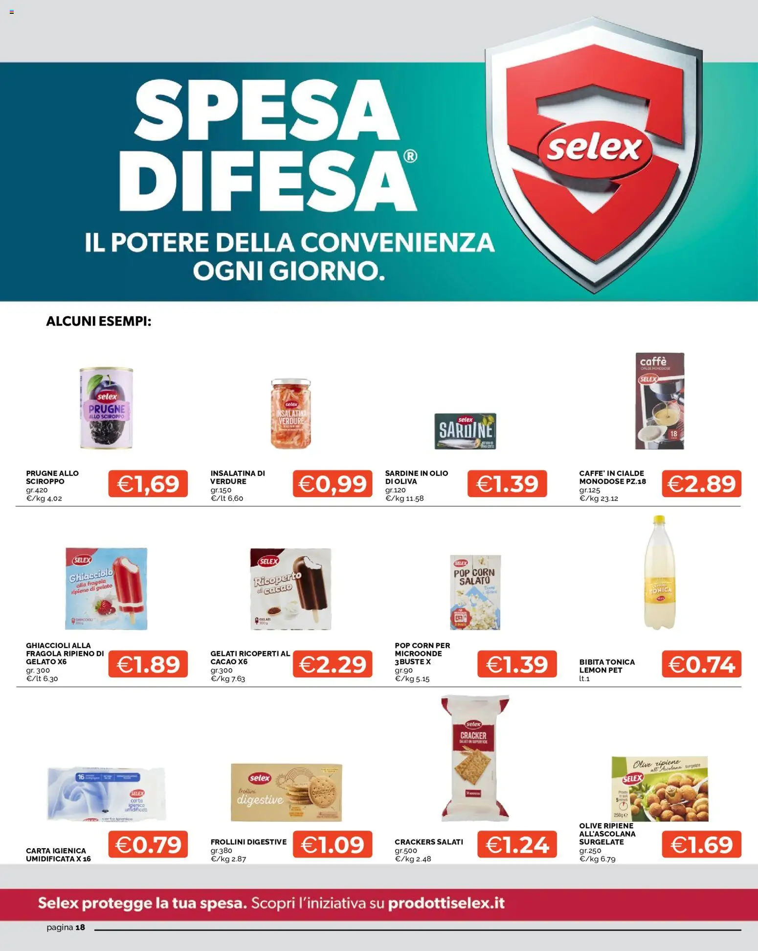 Volantino Mercatò del 13/08/2026 | Pagina: 18 | Prodotti: Caffè, Ghiaccioli, Bibita, Pop corn