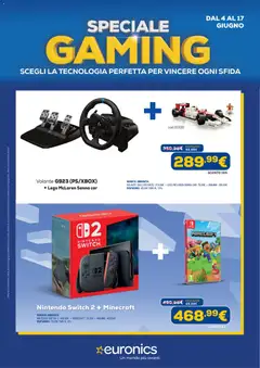 Anteprima del volantino Euronics volantino Gaming valido a partire dal 04.06.2026