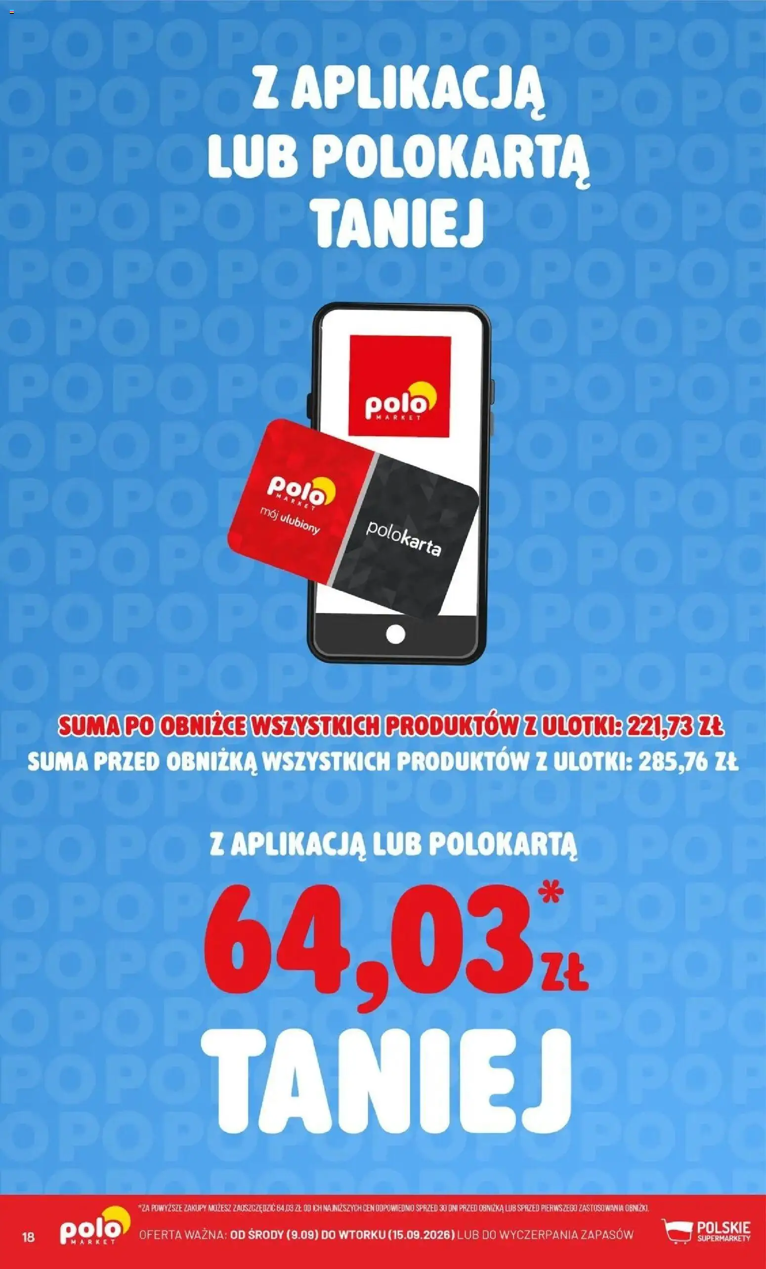 Nowa POLOmarket gazetka od jutra 09.09.2026 | Strona: 18