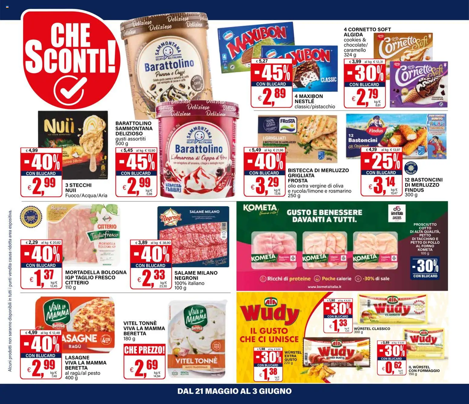 Volantino Il Gigante del 21.05.2026 | Pagina: 18 | Prodotti: Merluzzo, Panna, Pesto, Mortadella