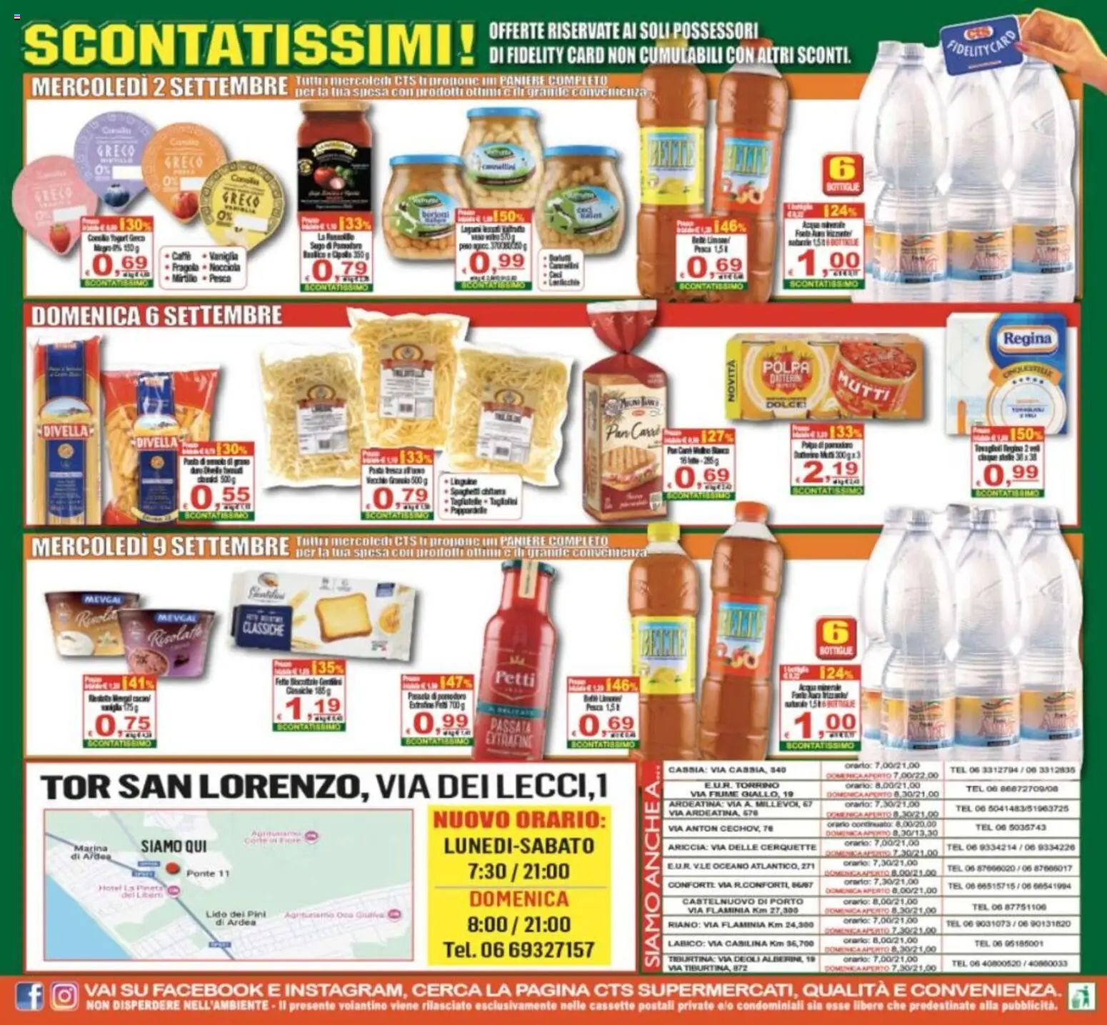 Volantino CTS del 02/09/2026 | Pagina: 24 | Prodotti: Vaniglia, Divella, Ceci, Pesca