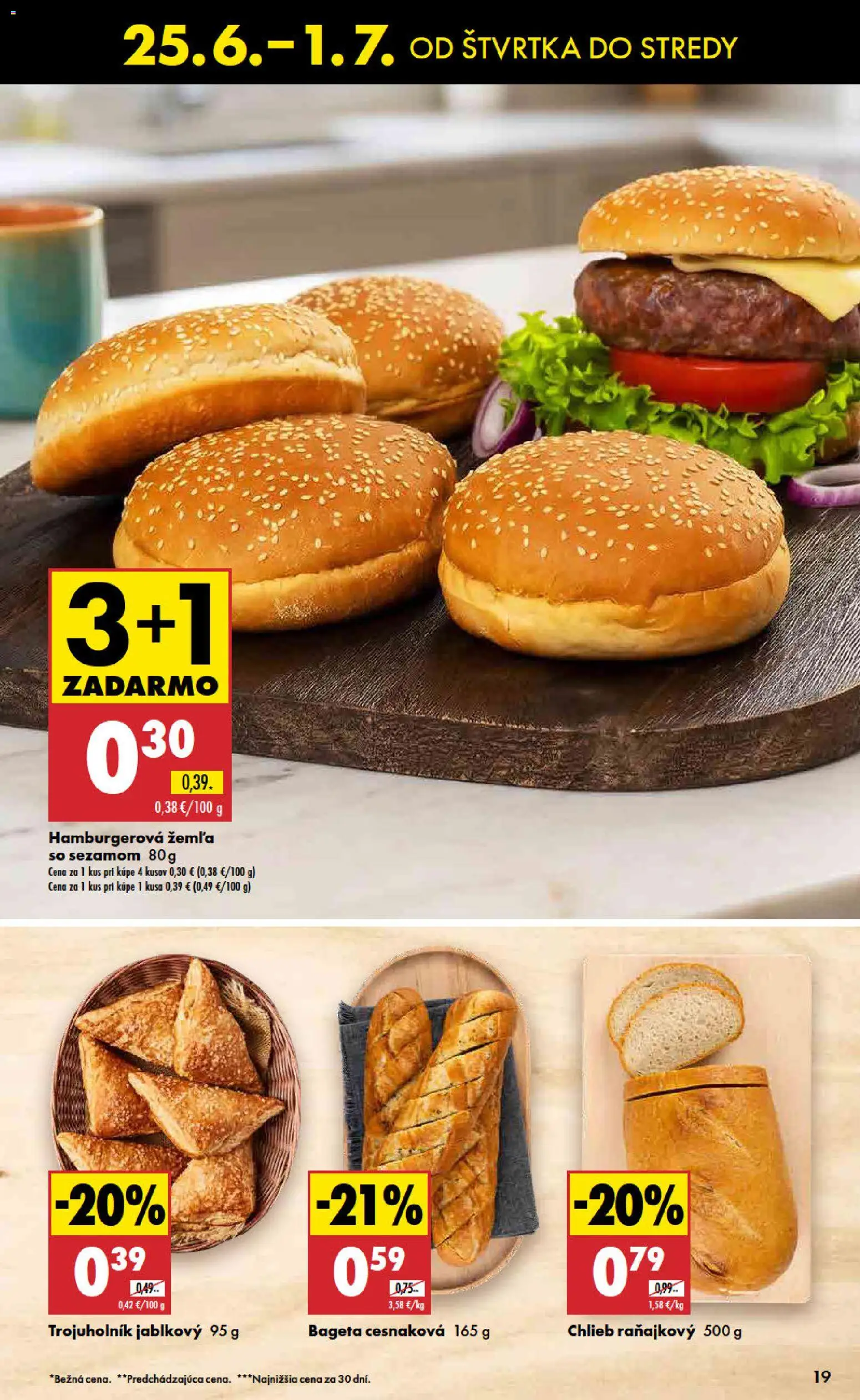Nové Biedronka akcie – leták je platný od 25.06.2026 | Strana: 19 | Produkty: Chlieb, Apple