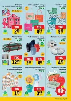 IKI leidinys galioja nuo 18.05.2026 | Puslapis: 55 | Prekių: Ventiliatorius, Kilimėlis, Krepšys, USB