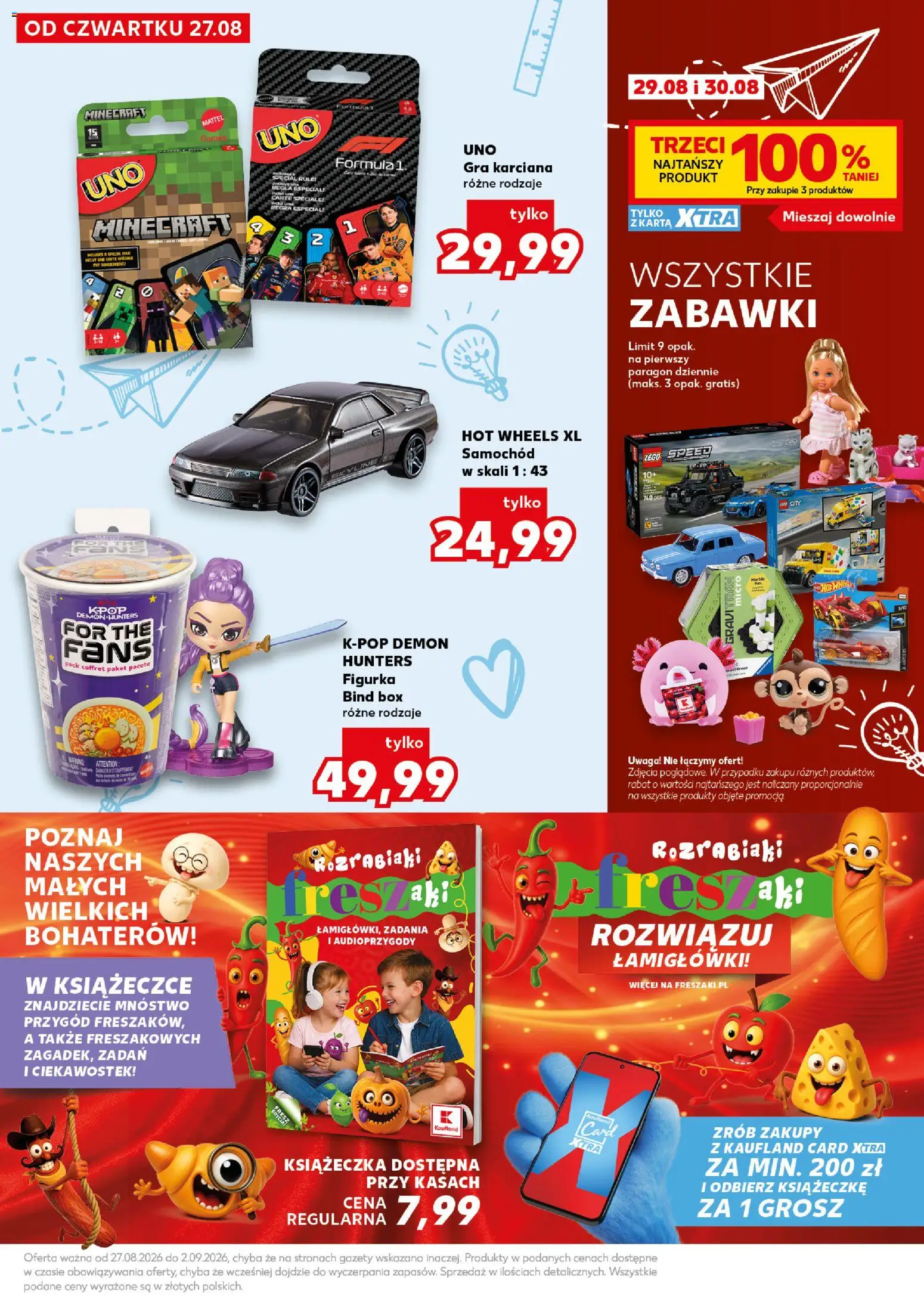 Kaufland Polsko leták od 27.08.2026 | Strana: 42 | Produkty: Box, LEGO, Hot Wheels
