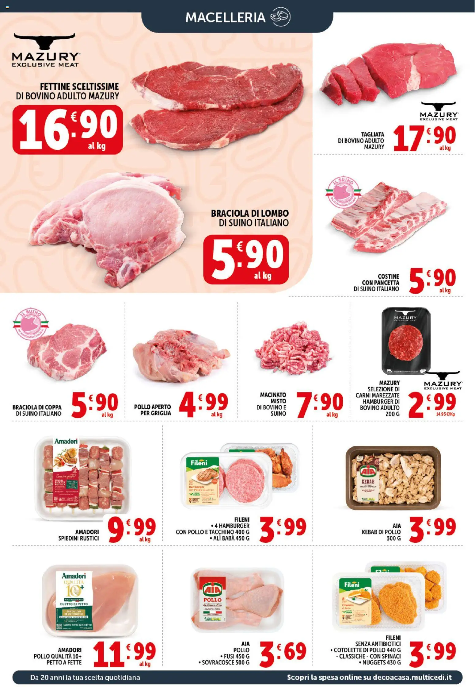 Volantino Decò del 20.05.2026 | Pagina: 4 | Prodotti: Nuggets, Tacchino, Griglia, Hamburger