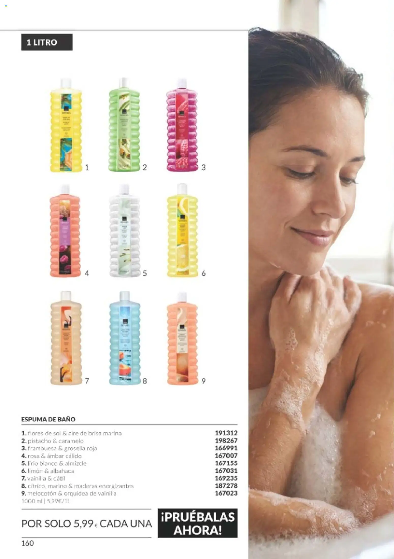 Catálogo AVON Black Friday │ válido desde el 01/11/2026 | Página: 160 | Productos: Orquídea, Espuma de baño, Flores, Baño