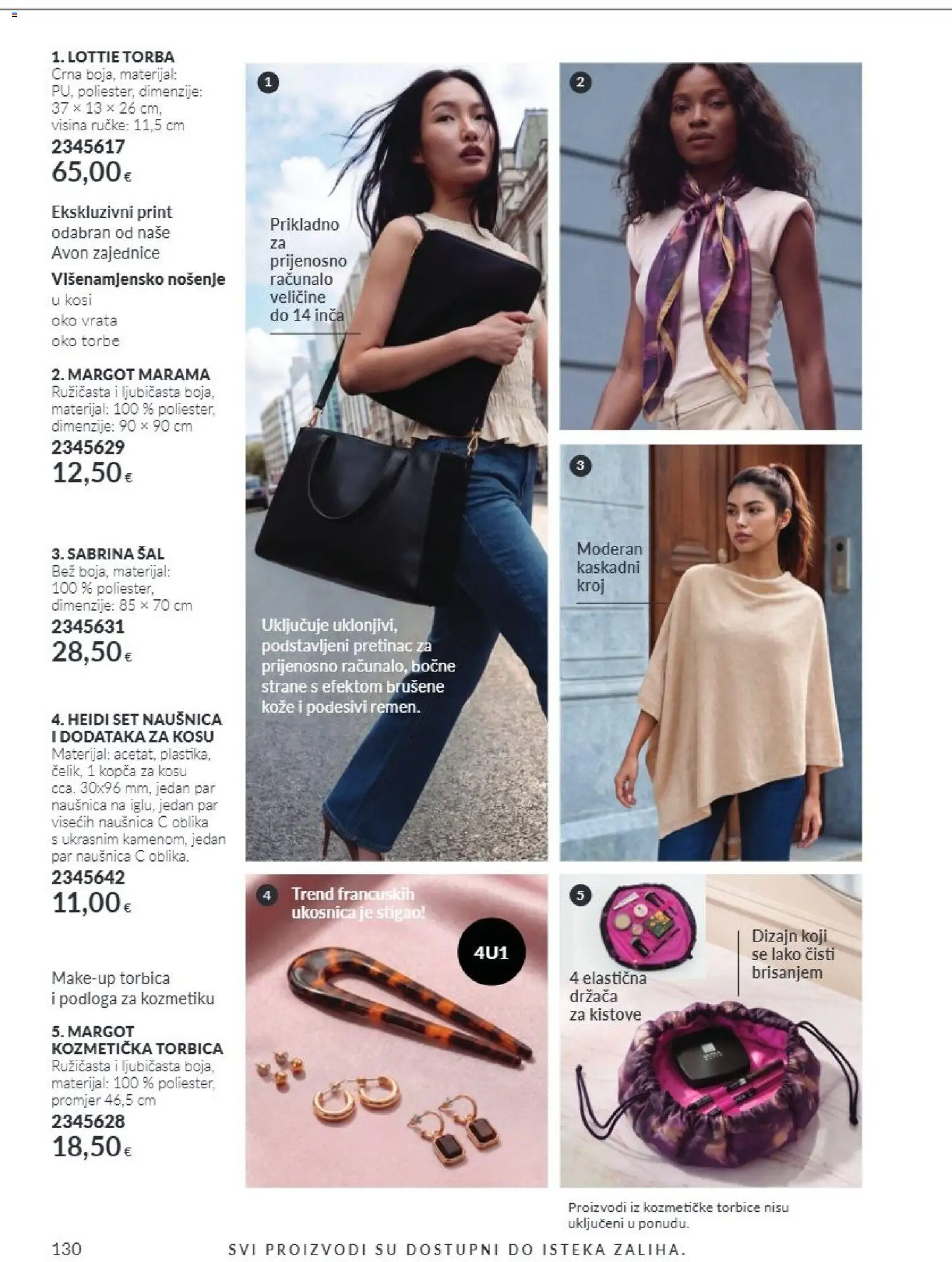 Avon katalog | vrijedi od 01.10.2026 | Stranica: 130 | Proizvodi: Vrata, Podloga, Šal, Računalo