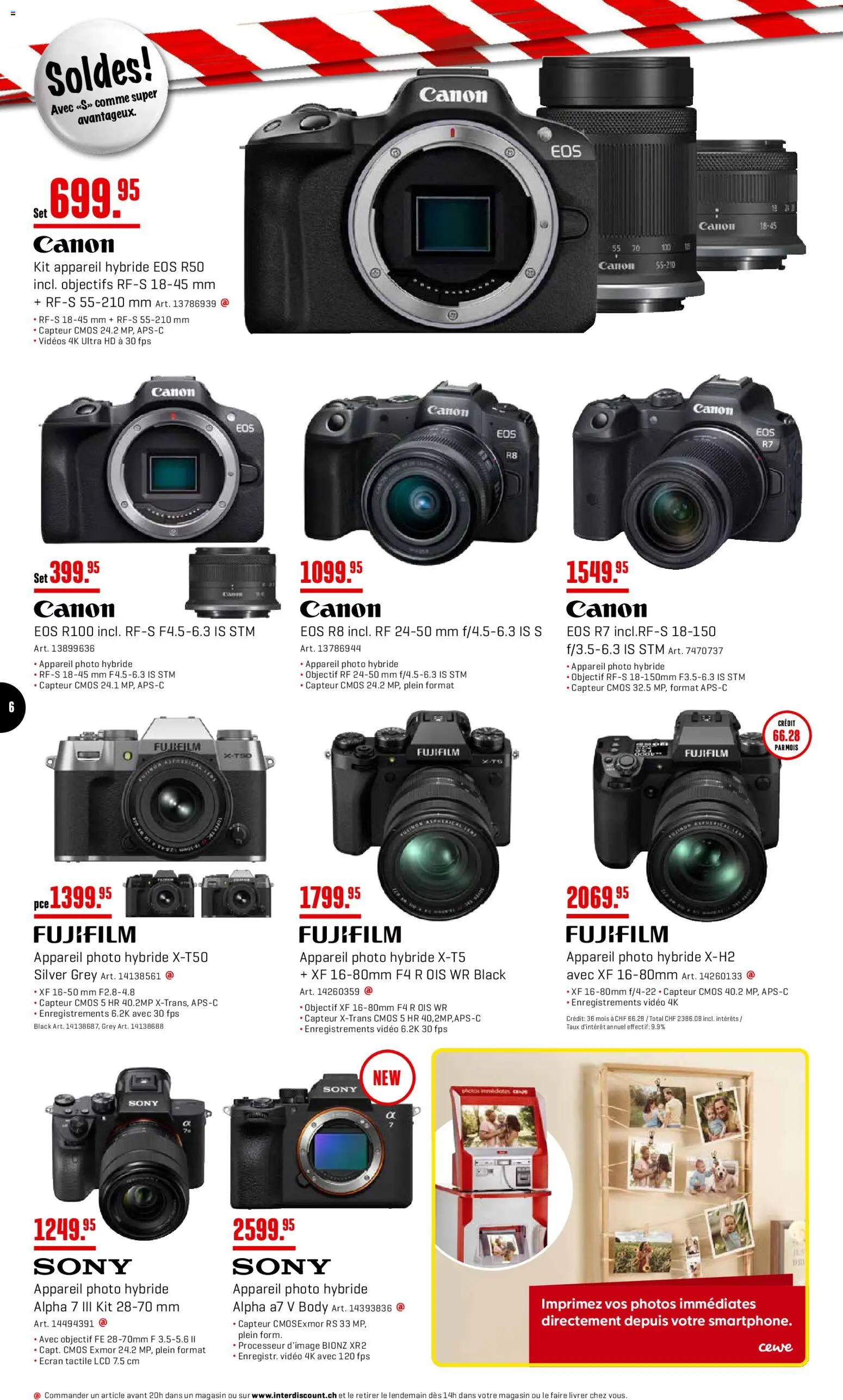 Interdiscount aktionen FR – gültig ab 21.09.2026 | Seite: 6 | Produkte: Video, Sony