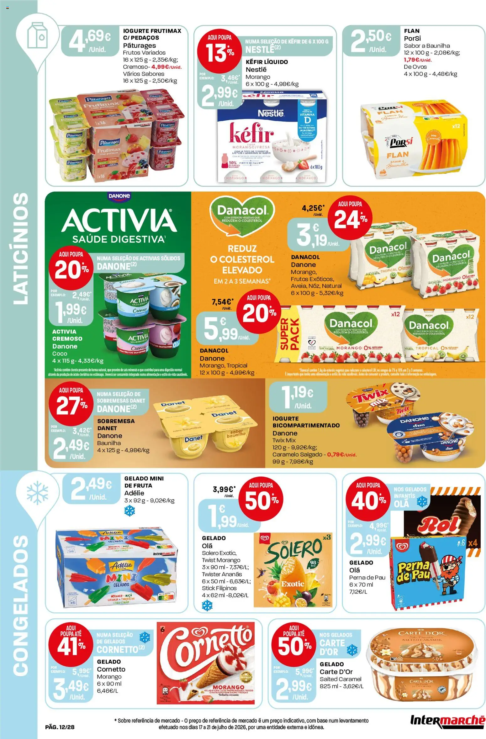 Intermarché Folheto Contact │ válido de 27/08/2026 | Página: 12 | Produtos: Sobremesas, Nestlé, Maça, Frutos silvestres