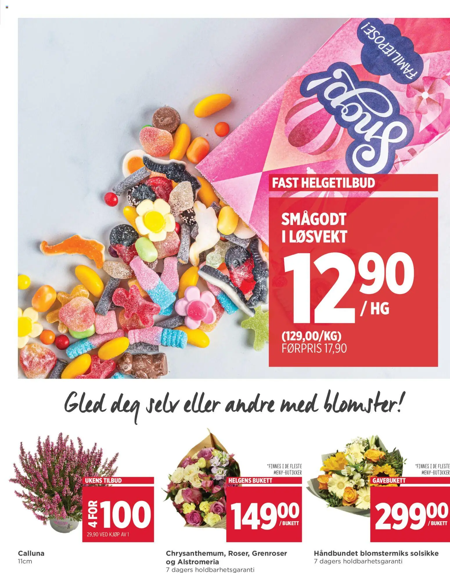 {H1} | Side: 9 | Produkter: Ved, Smågodt, 1, Blomster