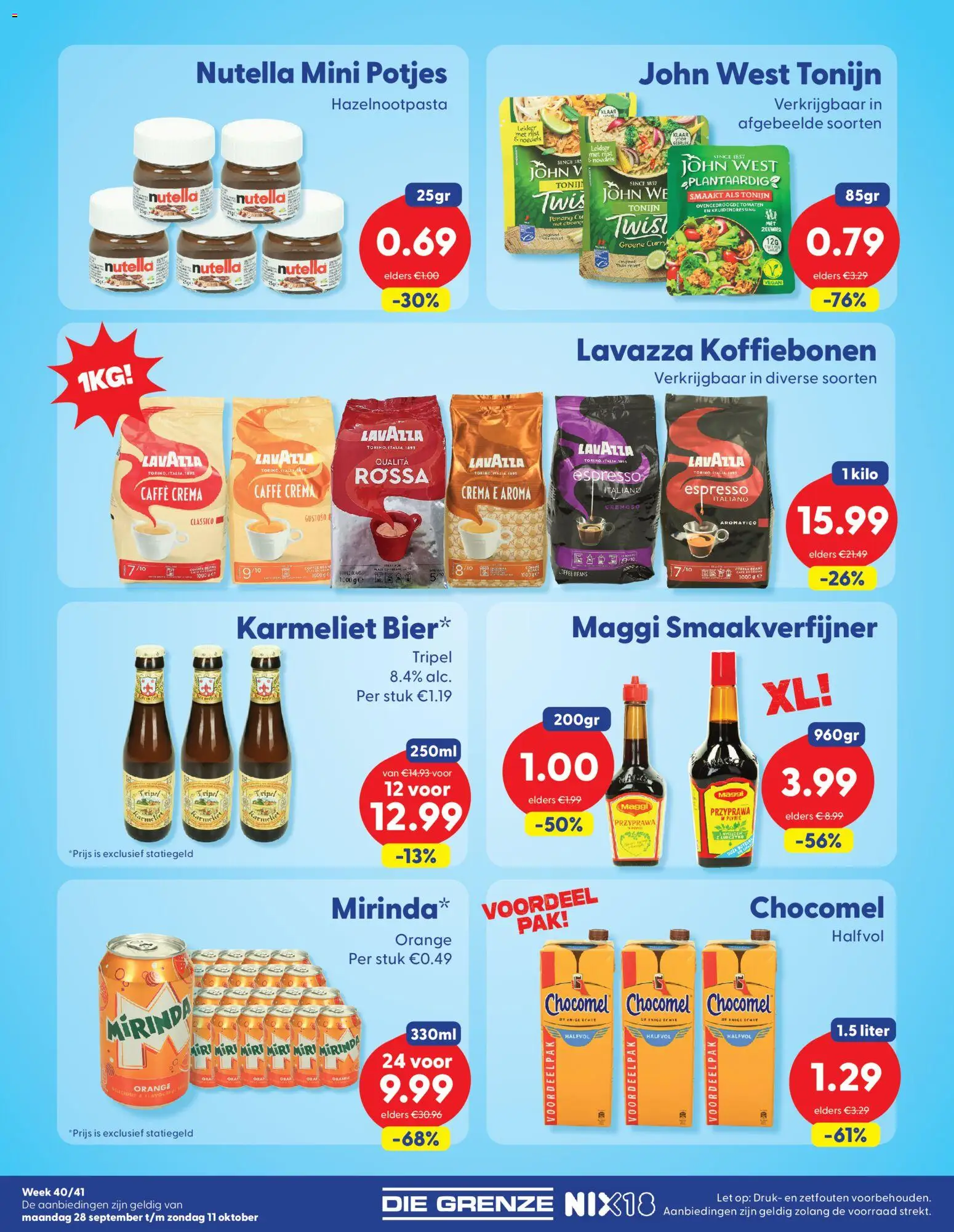 {H1} | Pagina: 5 | Producten: Tomaten, Koffiebonen, Noedels, Lavazza