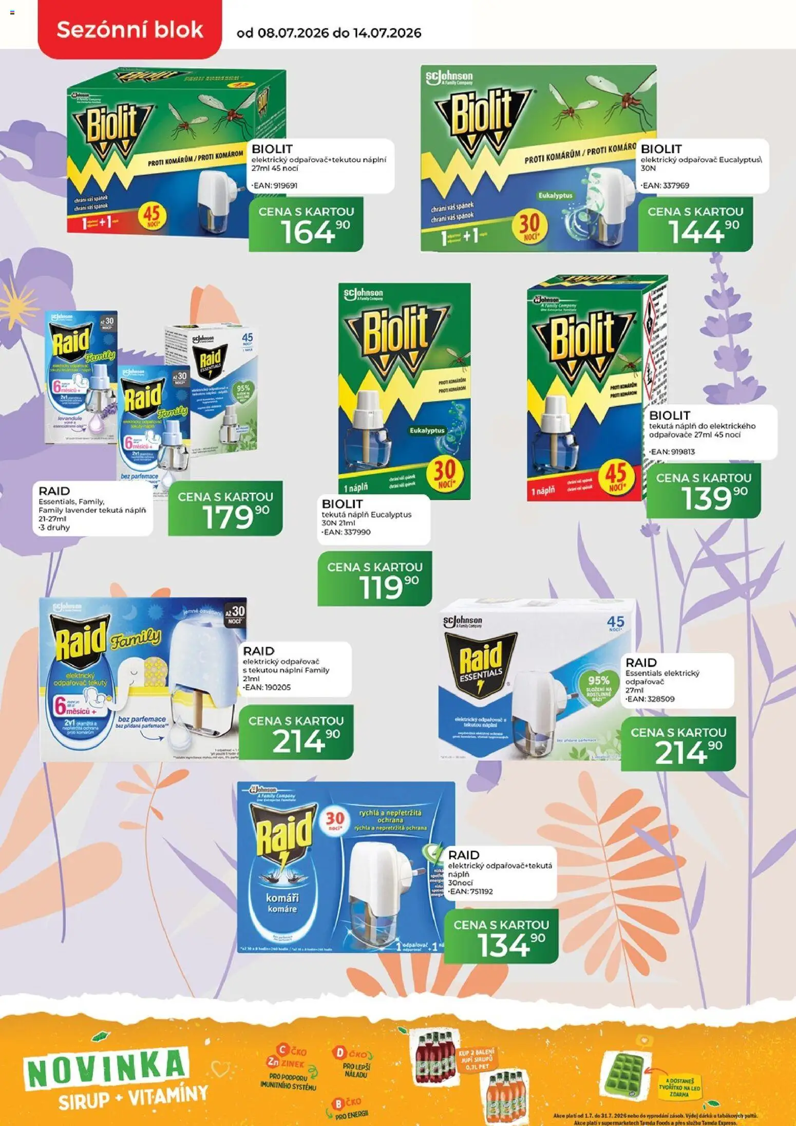 Tamda Foods leták od 08.07.2026 | Strana: 8 | Produkty: Eukalyptus, Tvořítko na led, Sirup, Tvořítko