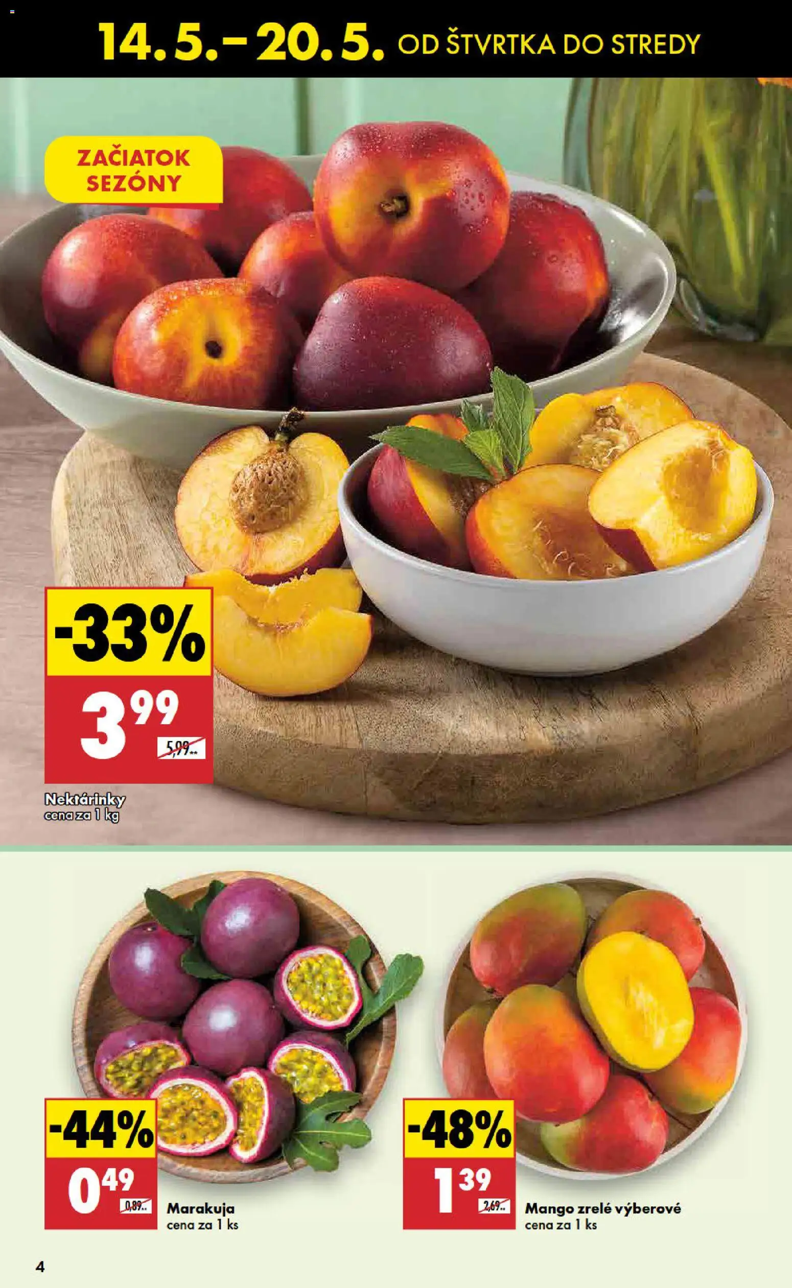 Nové Biedronka akcie – leták je platný od 14.05.2026 | Strana: 4 | Produkty: Mango
