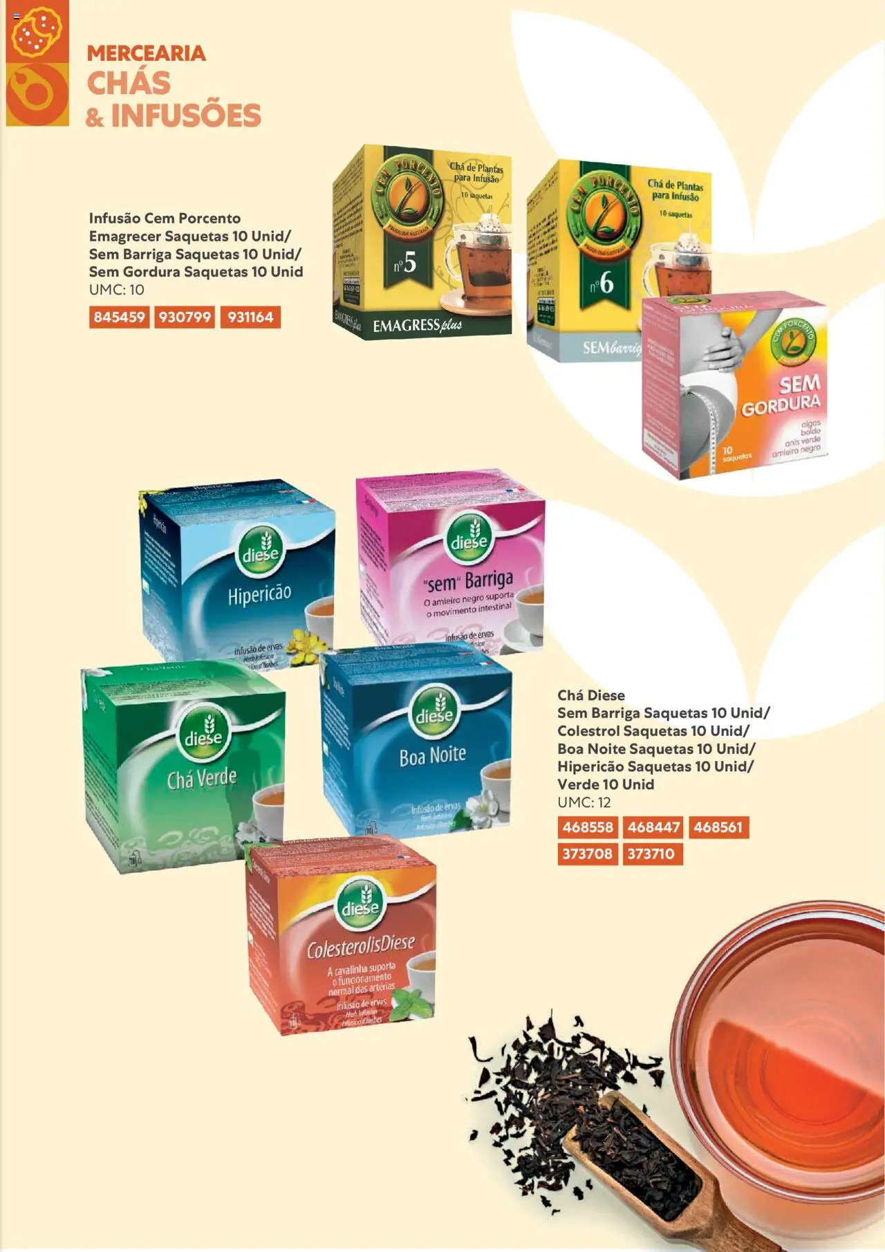 Recheio Alimentacao variada │ válido de 01/02/2024 | Página: 29 | Produtos: Chás, Chá