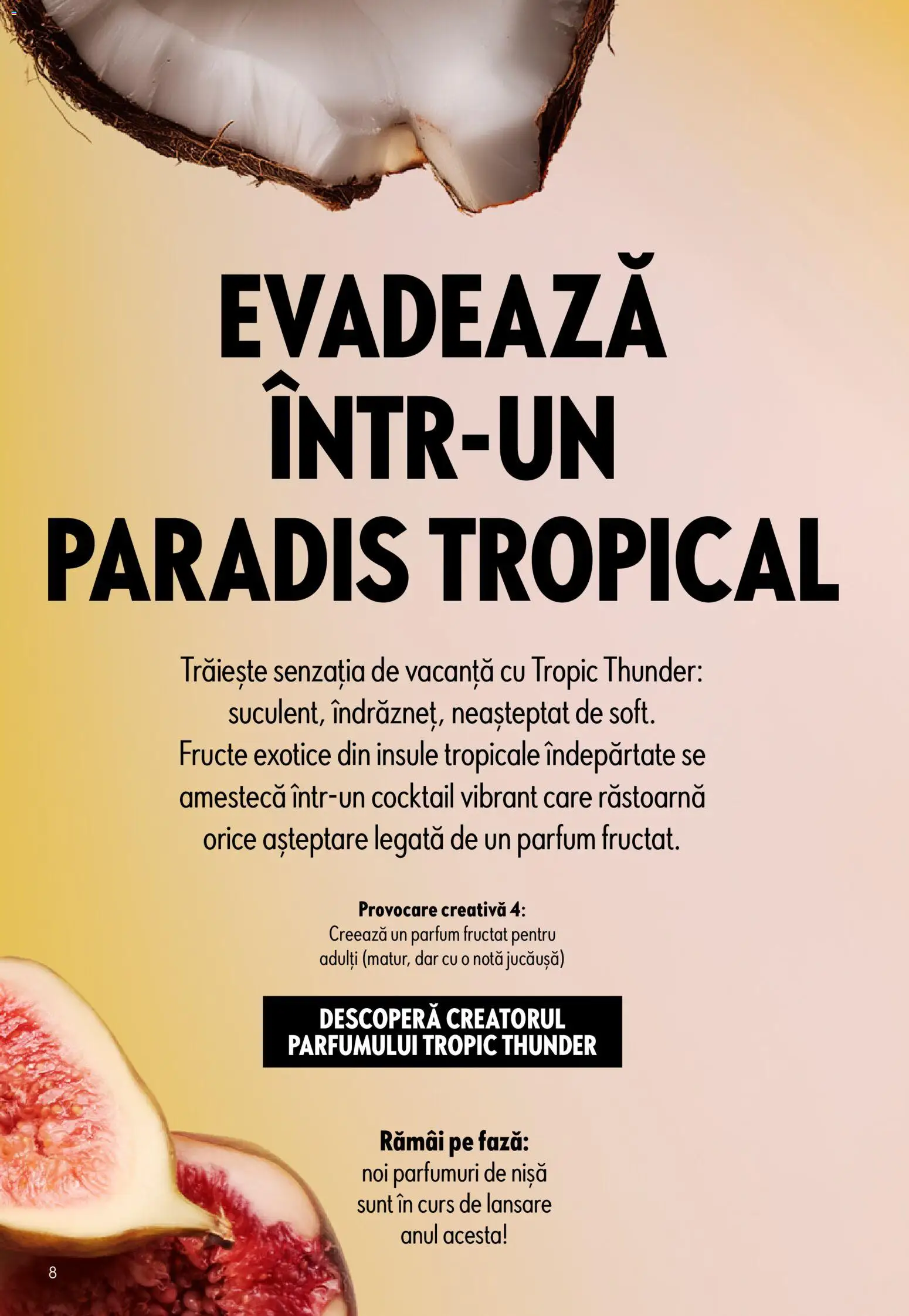Noul catalog Oriflame – valabil de la 29.07.2026 | Pagină: 8 | Produse: Parfum, Cocktail, Fructe