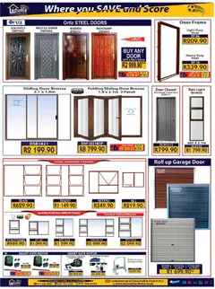Laduma Hardware specials catalogue – valid from 16/09/2026 | Page: 18 | Products: Frame, Door frame, Gate, Light