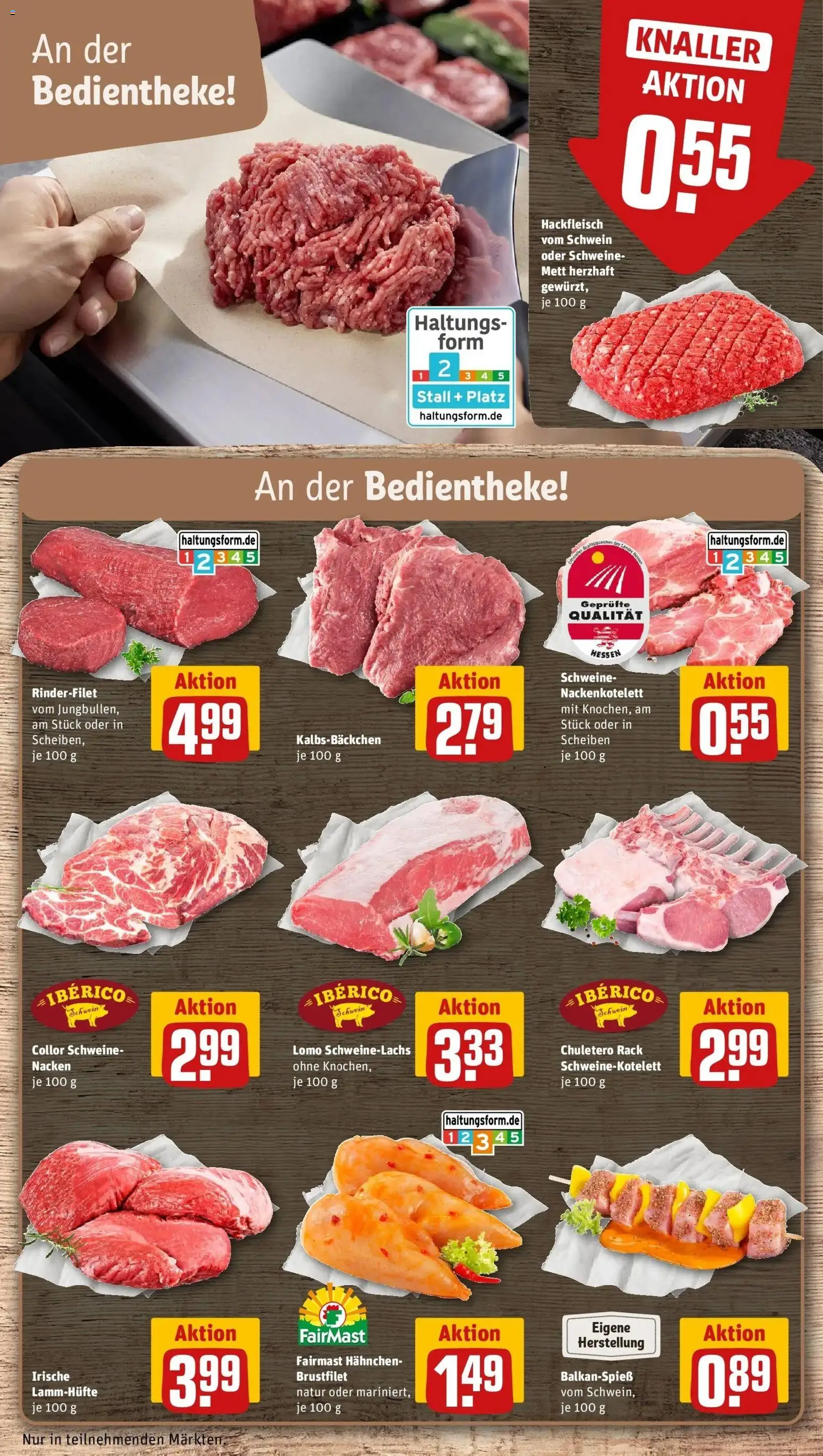 Rewe Prospekt Niederaula	 – gültig ab 10.05.2026 | Seite: 12 | Produkte: Hahnchen, Rinderfilet, Hackfleisch