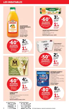 bi1 - Prévisualisation de bi1 Catalogue supermarché valide à partir de 30/06/2026 | Page: 4 | Produits: Glaces, Cônes, Yaourt, Chocolat