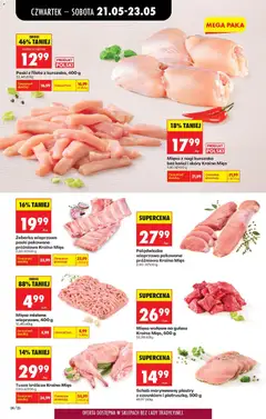 Pogląd oferty "Mięso mielone wieprzowe, 400 g, Minced pork meat, 400 g" - ważna od 21.05.2026 | Strona: 28