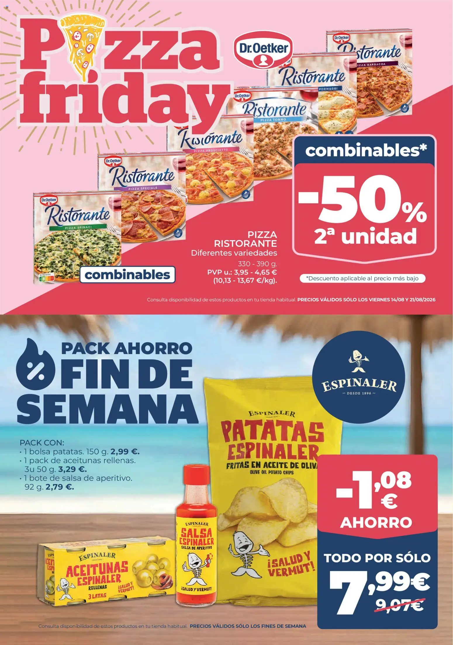 La Sirena folleto │ válido desde el 13/08/2026 | Página: 10 | Productos: Aceitunas, Aceite, Pizza, Bolsa