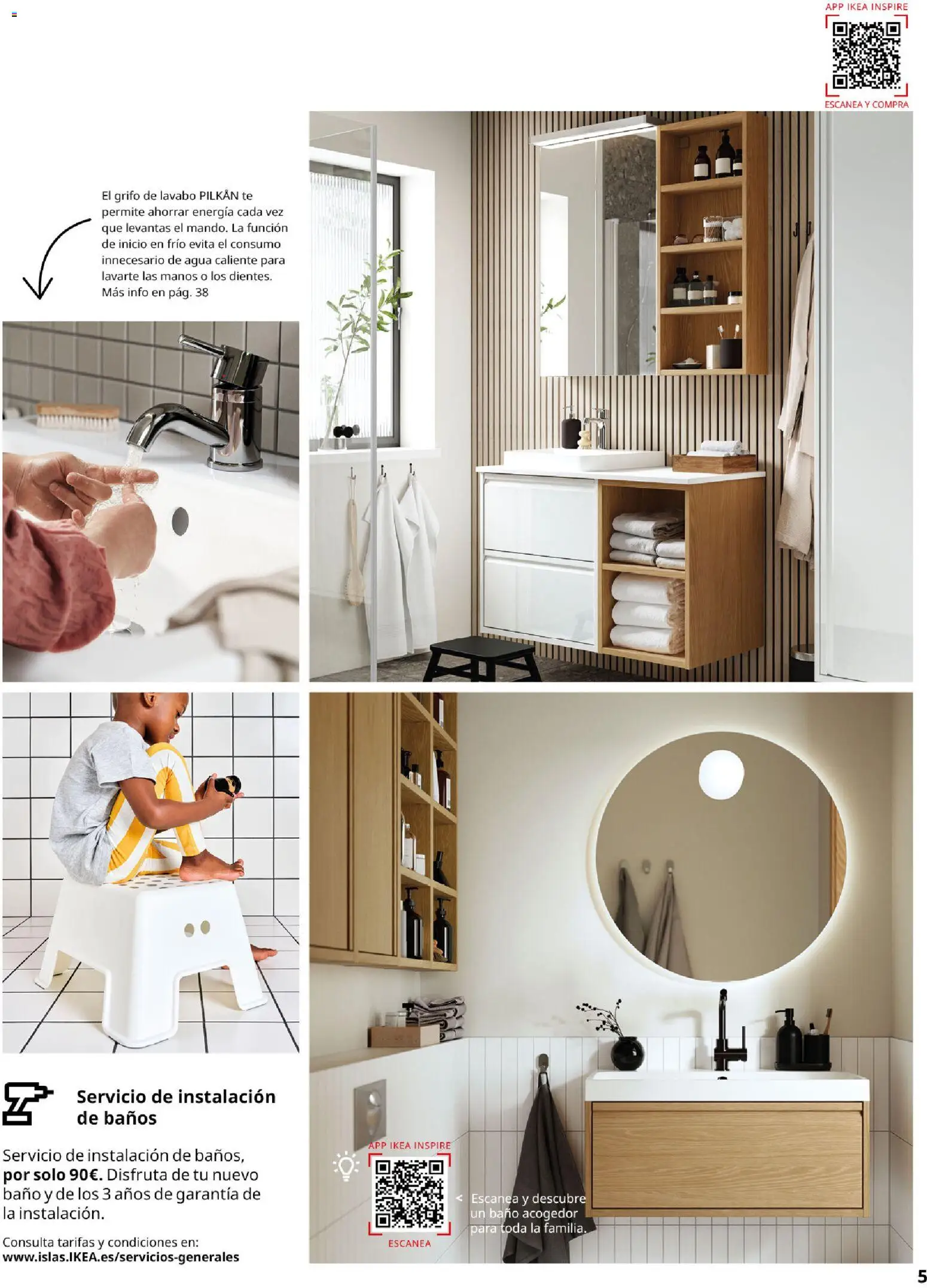Catálogo IKEA Baños │ válido desde el 01.02.2026 | Página: 5 | Productos: Té, Lavabo, Baño