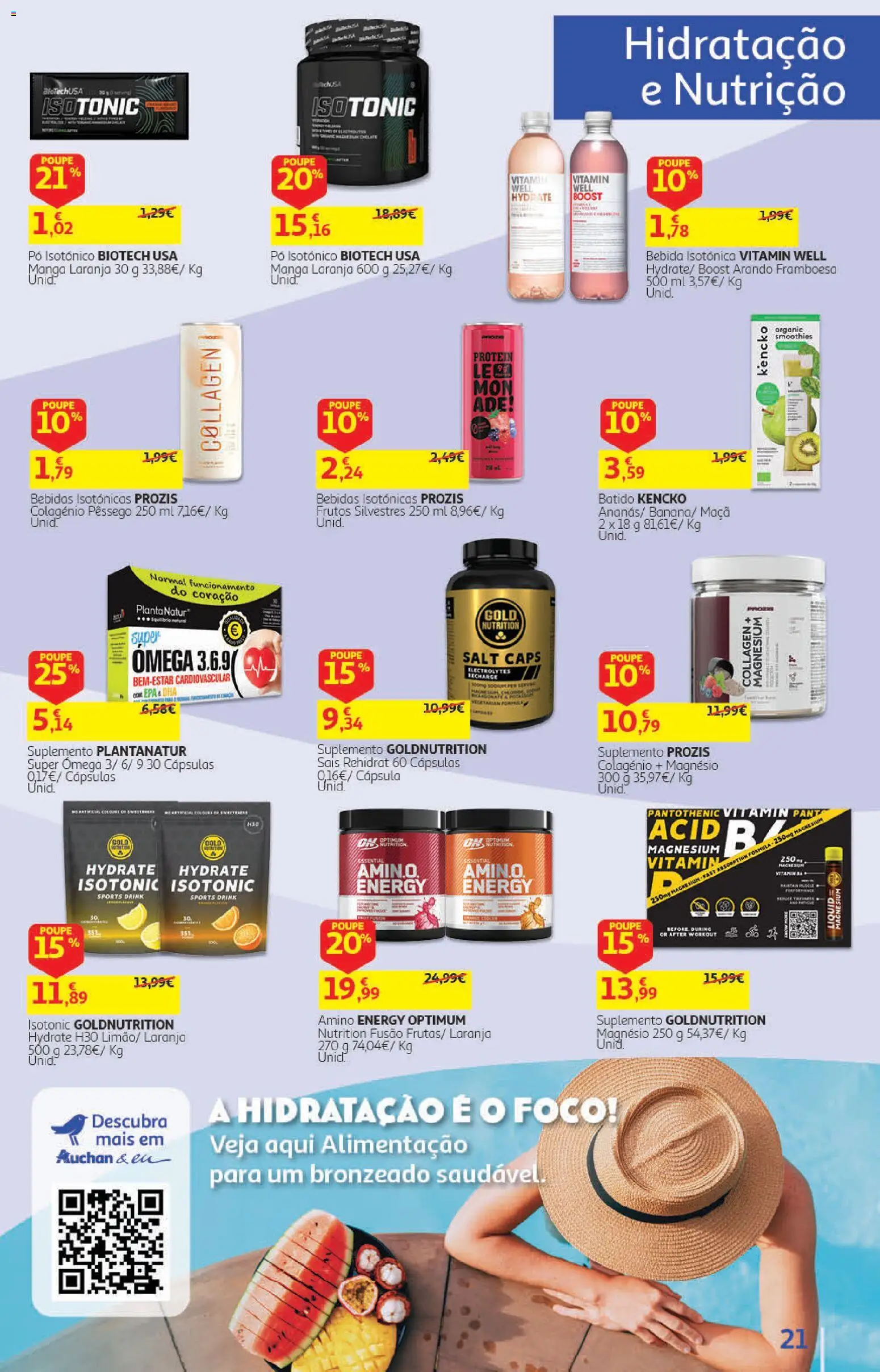 Auchan folheto │ válido de 19/08/2026 | Página: 21 | Produtos: Manga, Pó, Frutos silvestres, Bebida