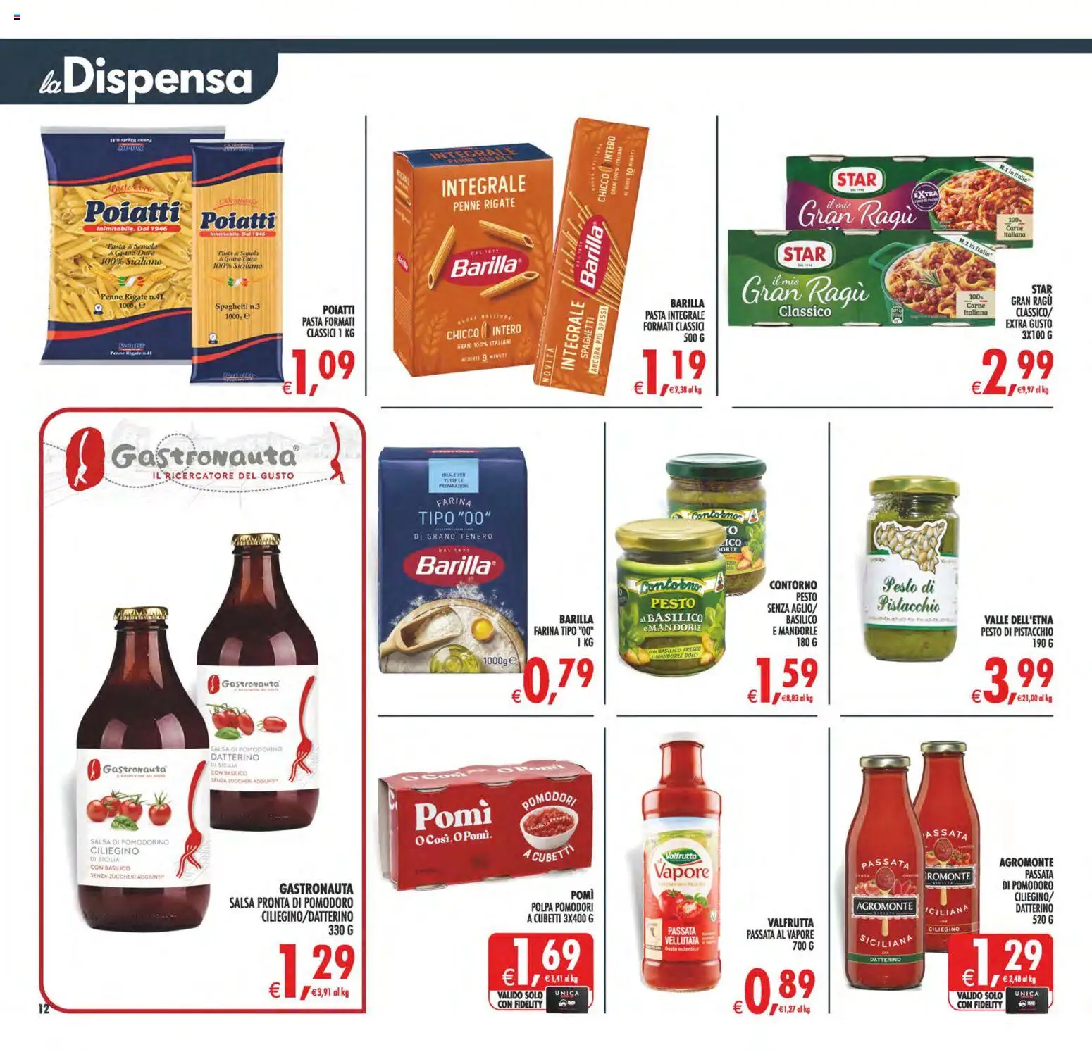 Volantino Decò del 29.05.2026 | Pagina: 12 | Prodotti: Farina, Mandorle, Basilico, Penne