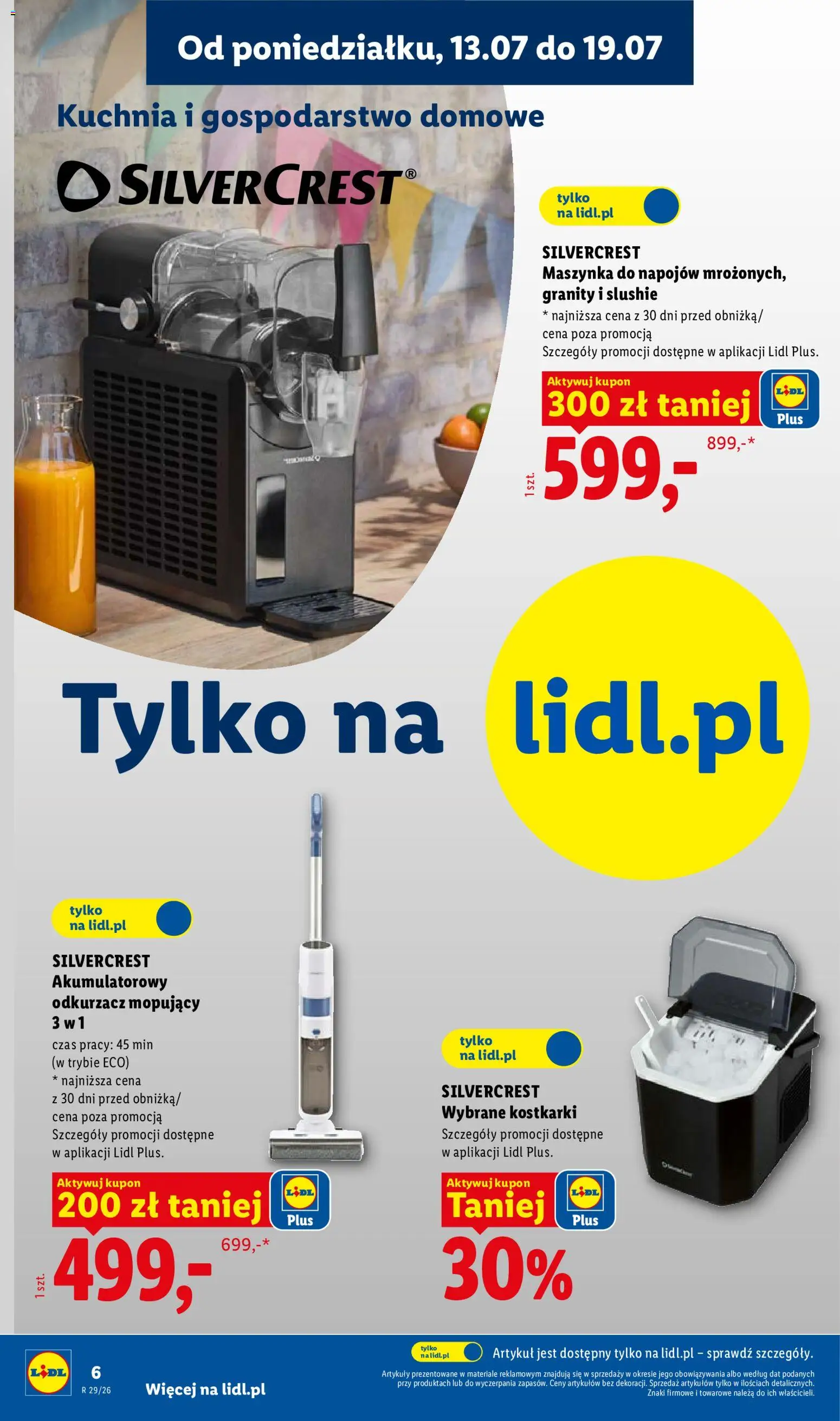 Lidl Katalog od 13.07.2026 | Strona: 6 | Produkty: Odkurzacz, Cleaner