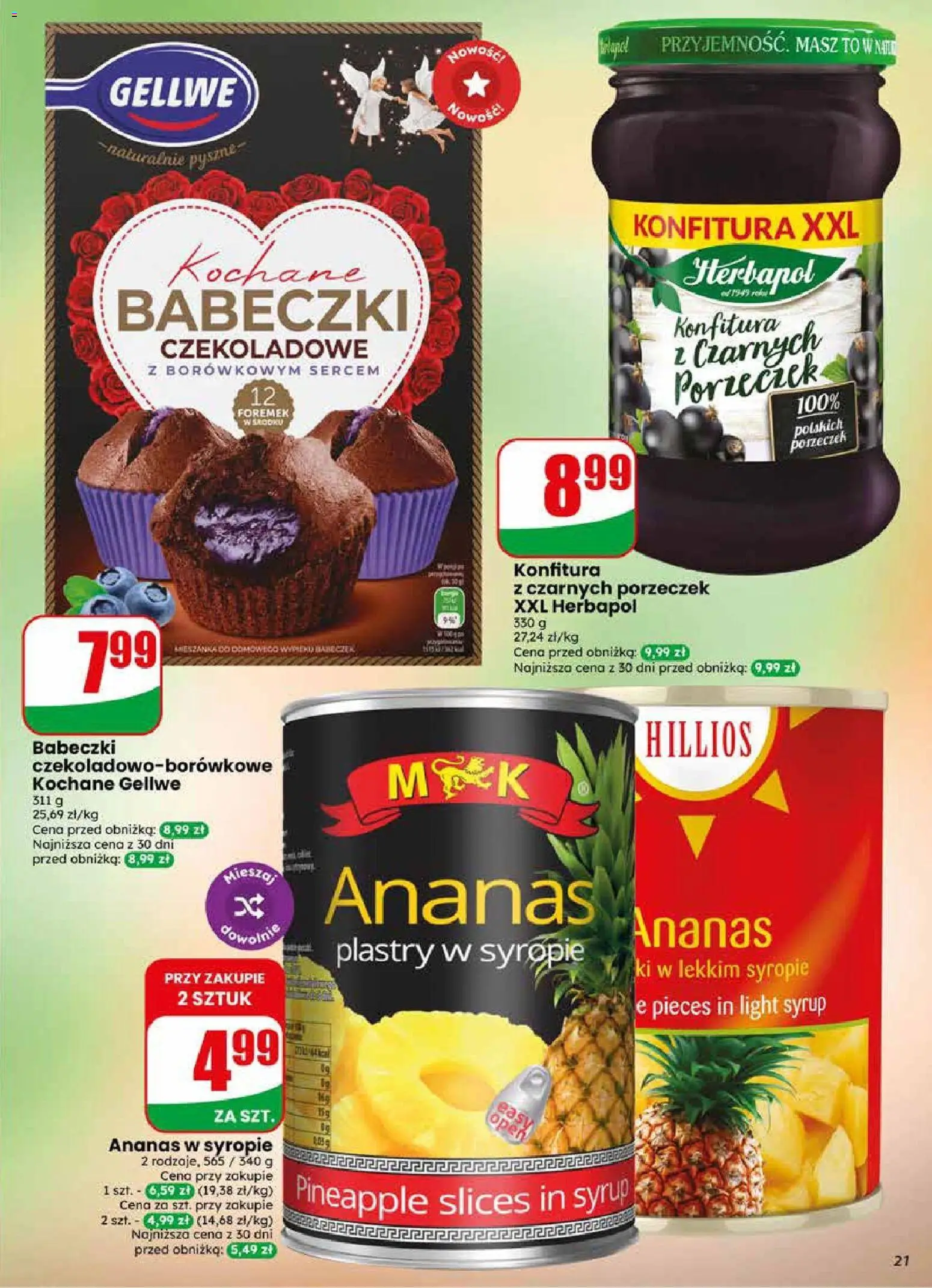 Dino gazetka od 27.05.2026 | Strona: 21 | Produkty: Babeczki, Ananas