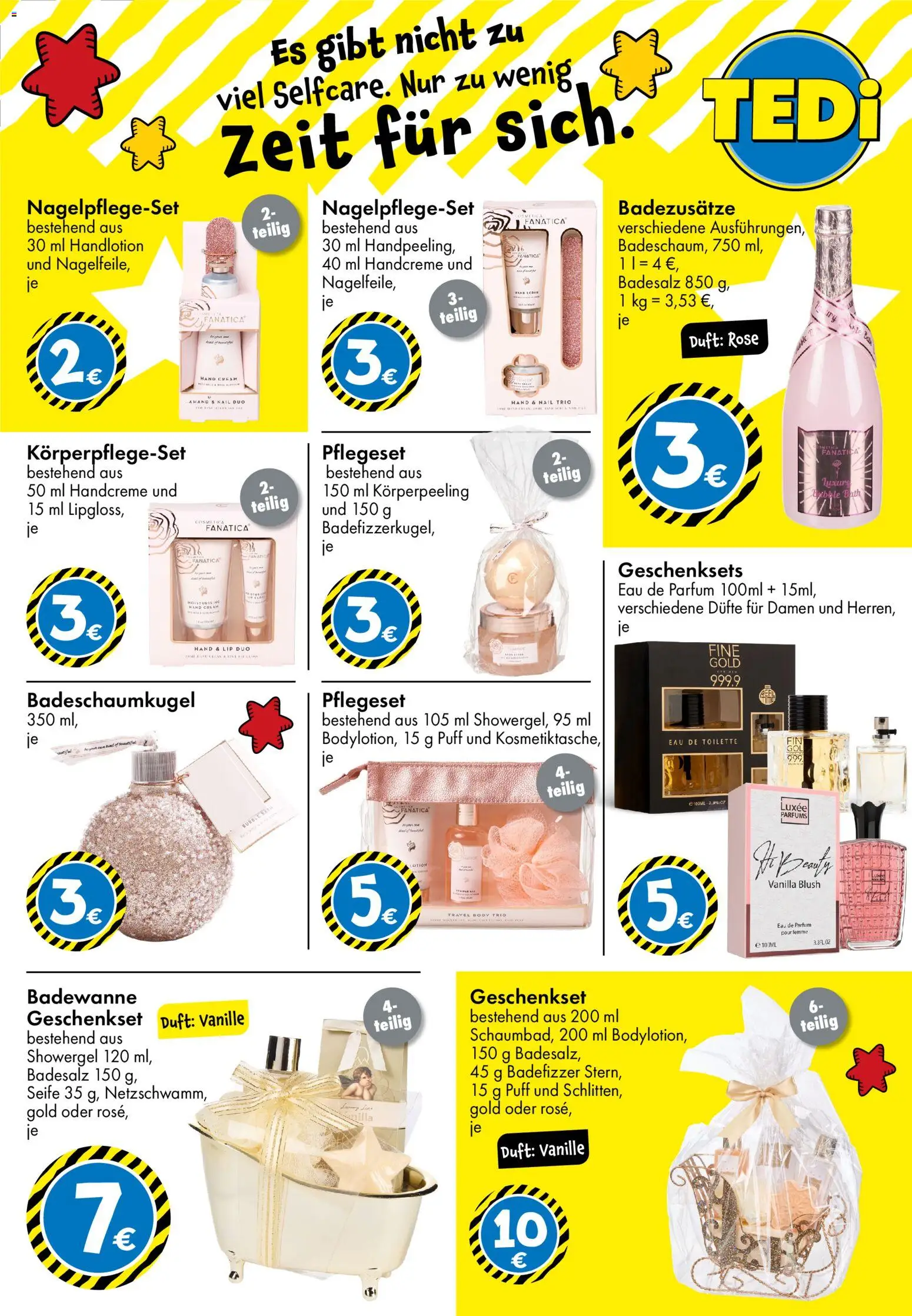 TEDi Prospekt – gültig ab 23.10.2026 | Seite: 20 | Produkte: Parfüm, Eau de Toilette, Handcreme, Vanille