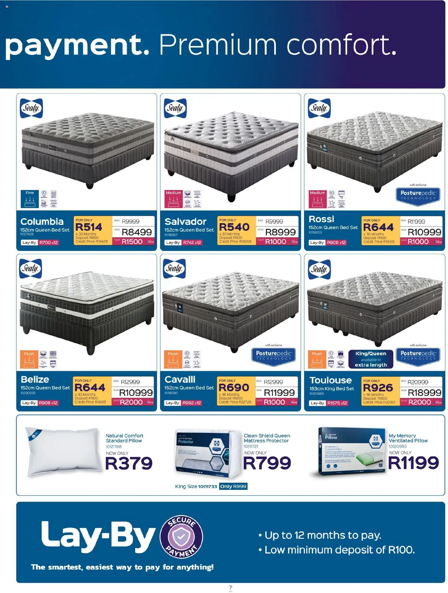 New Sleepmasters catalogue – valid from 15/10/2026 | Page: 7 | Products: Queen bed, King bed, Bed, Pillow
