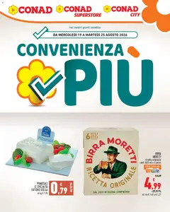 Anteprima del volantino Conad volantino Convenienza Più Lazio valido a partire dal 19/08/2026