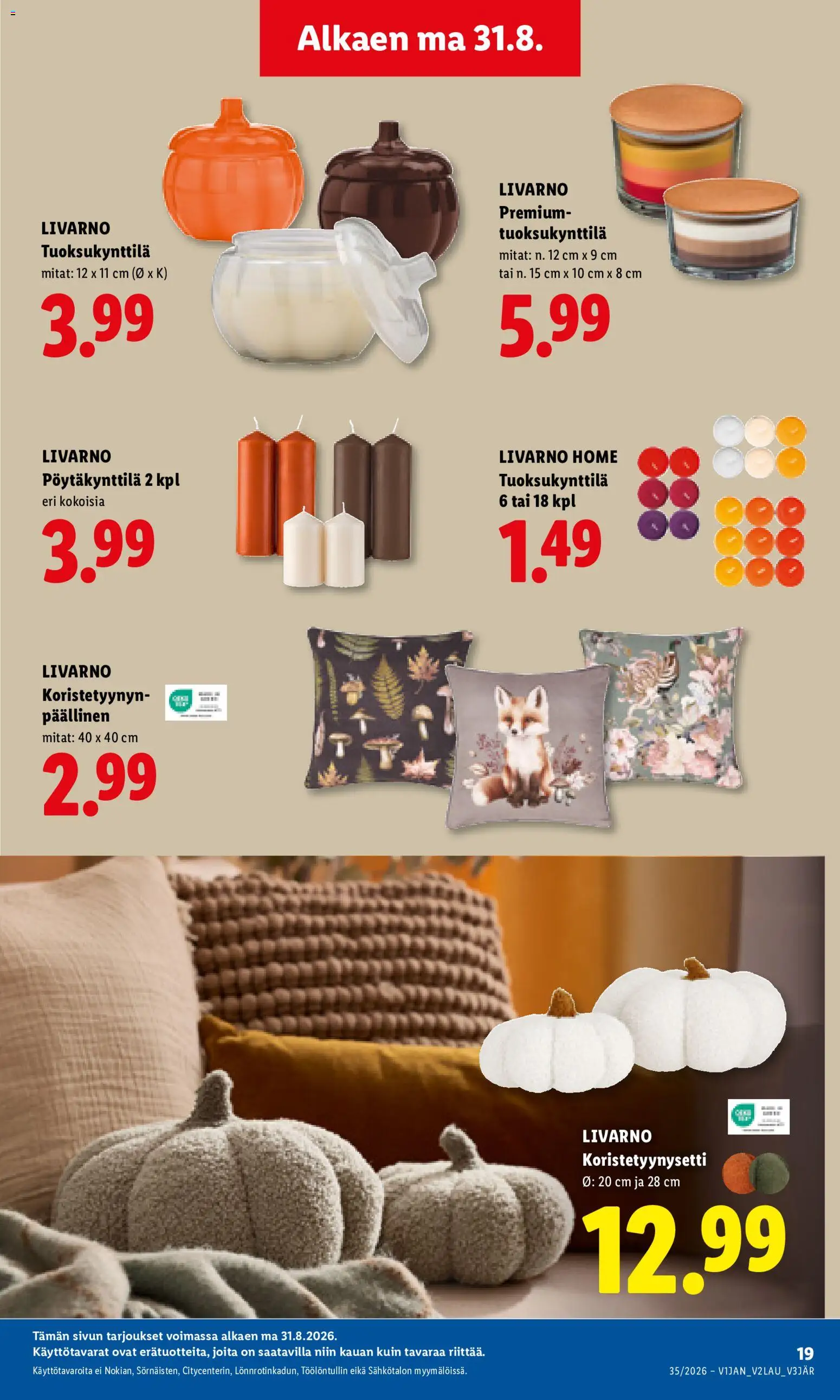 Lidl tarjoukset - Helsinki – voimassa 31/08/2026 alkaen | Sivu: 7 | Tuotteet: Tuoksu