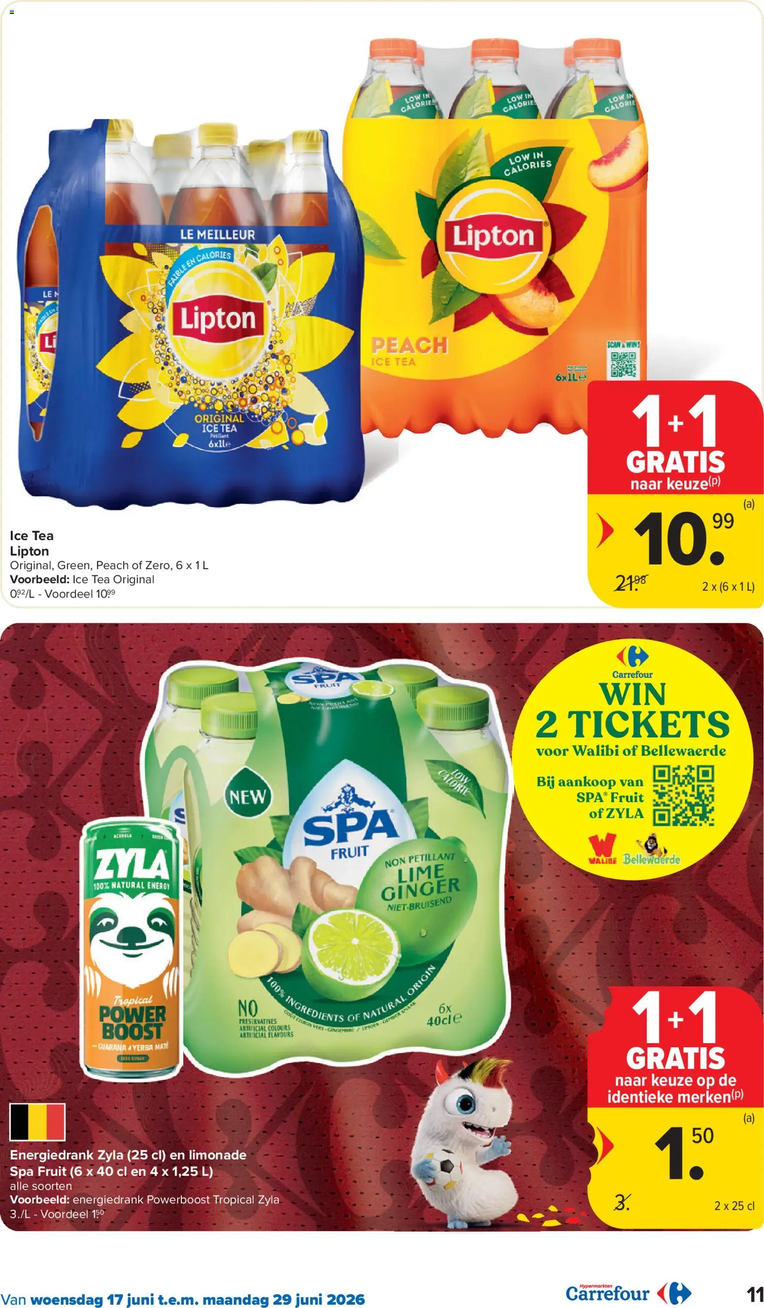 {H1} | Pagina: 11 | Producten: Limonade, Boost, Fruit