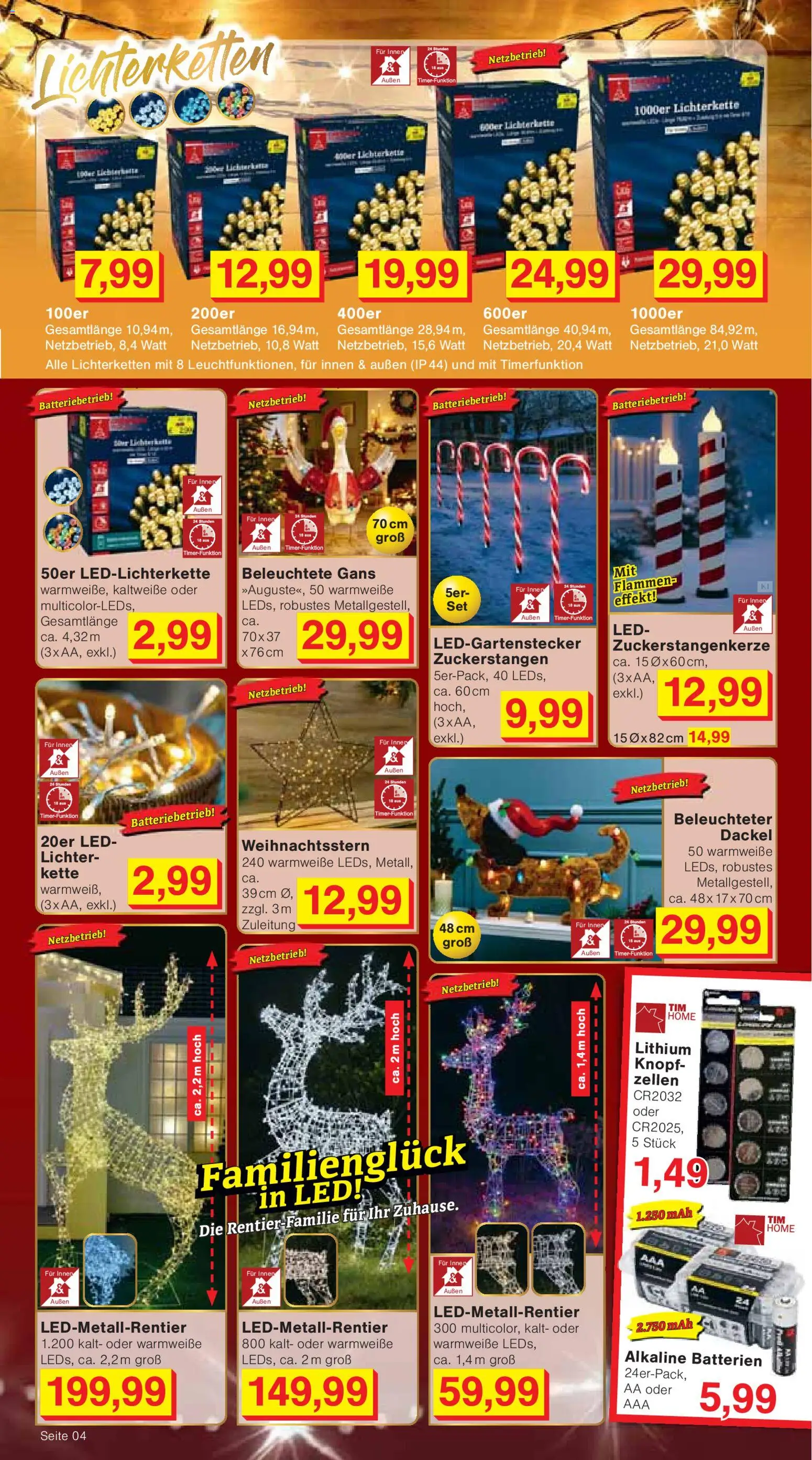 Wiglo Wunderland Prospekt – gültig ab 05.10.2026 | Seite: 4 | Produkte: Batterien