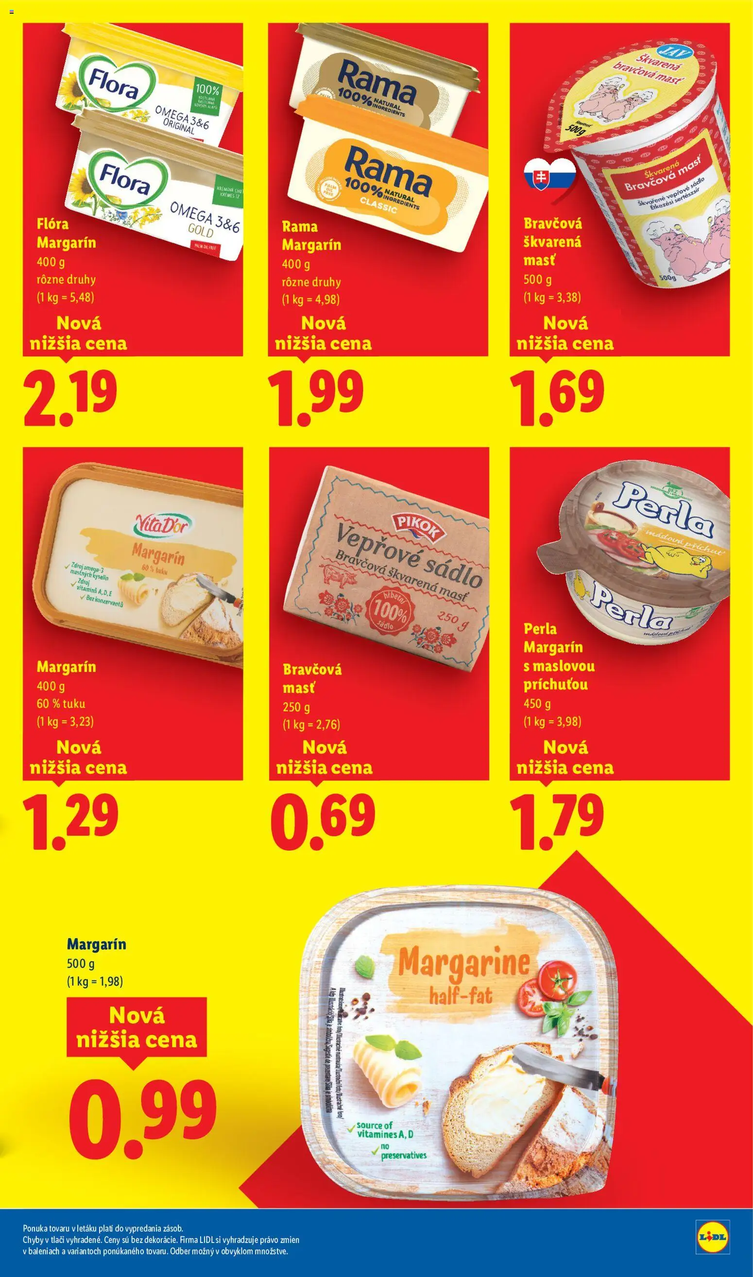 Nové Lidl akcie – leták je platný od 03.07.2026 | Strana: 17 | Produkty: Rama, Flora